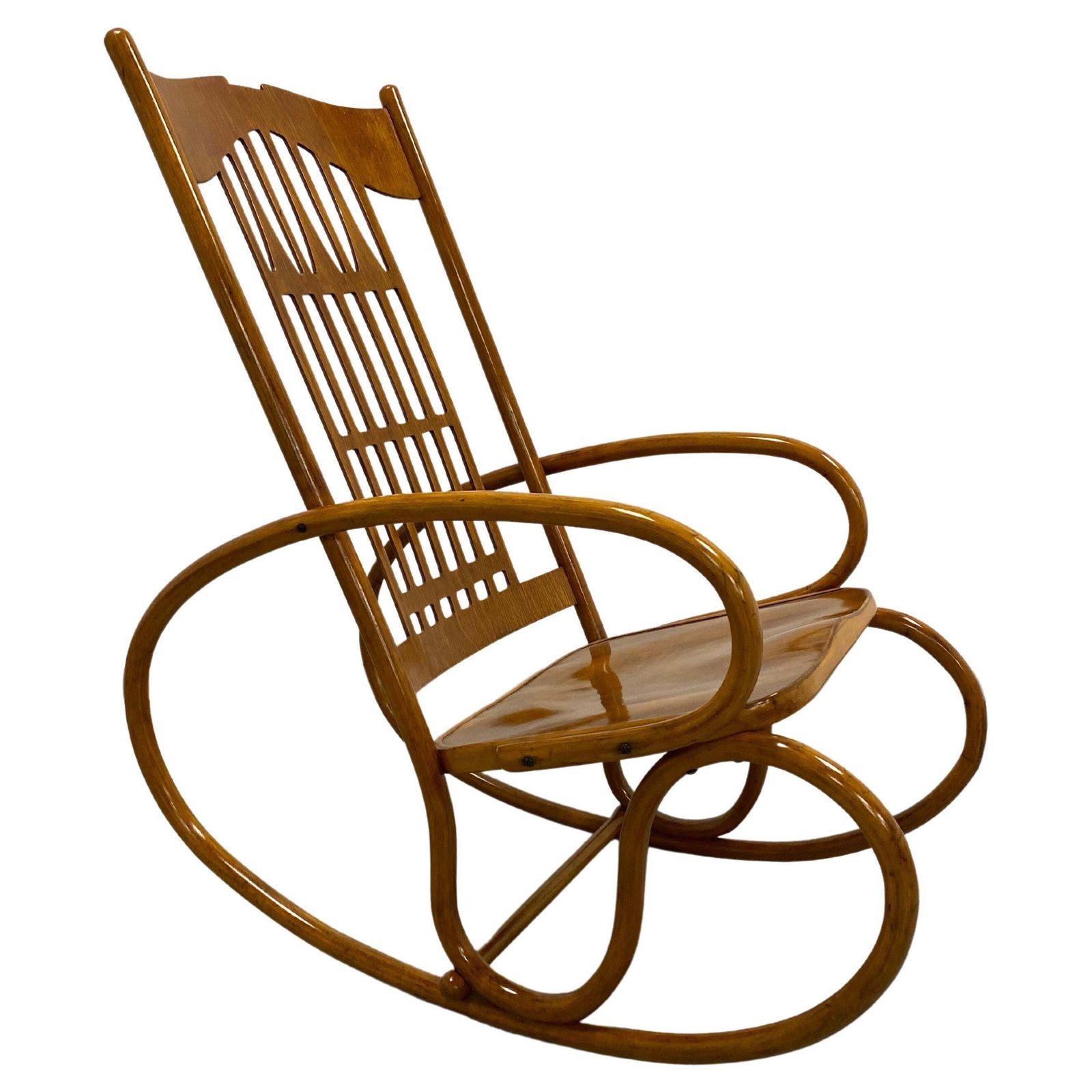 Rocking Chair No.813 By Koloman Moser For J.J.Kohn