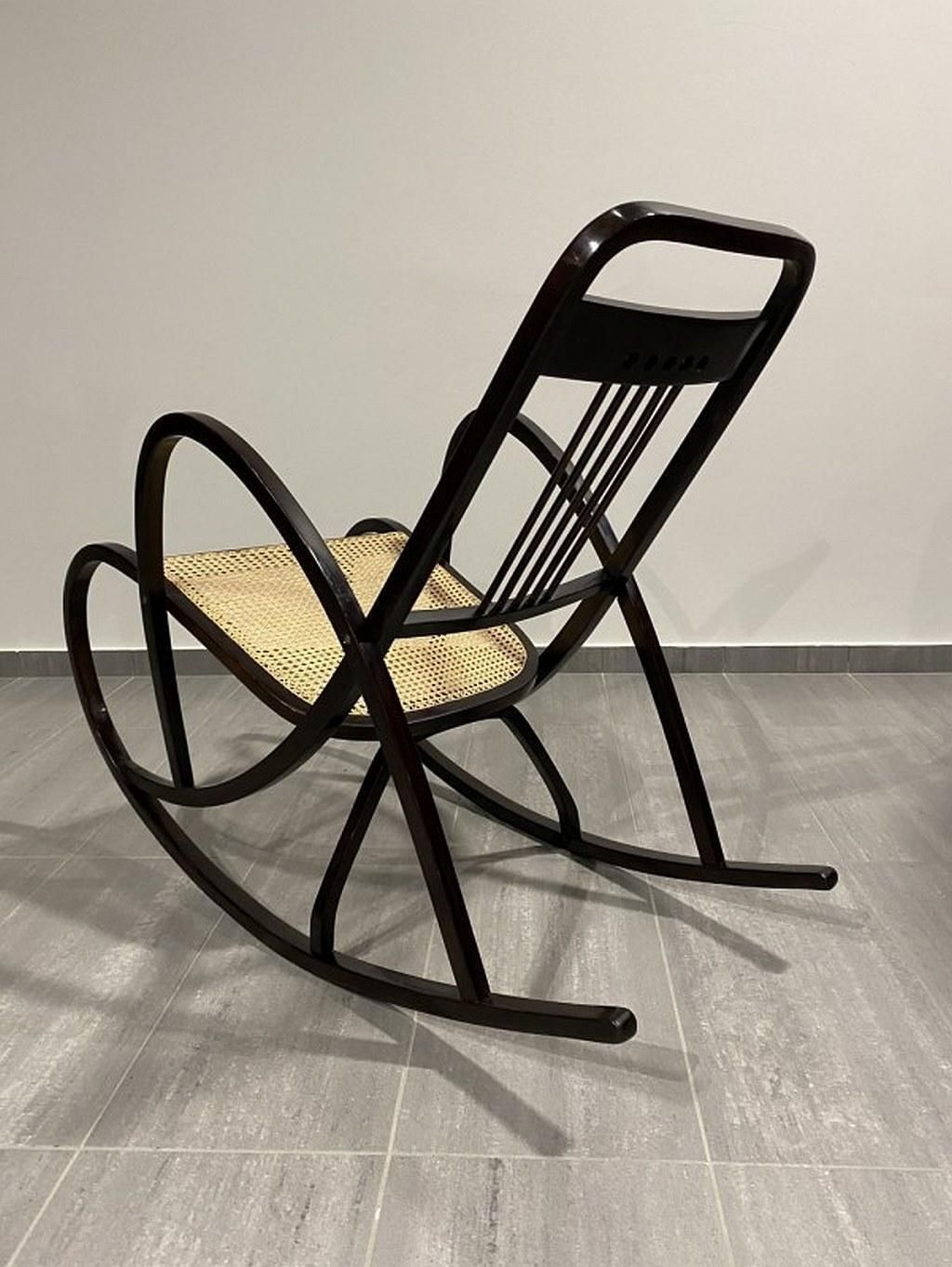 Secession Rocking Chair No.7211 By Marcel Kammerer For Thonet photo furniture