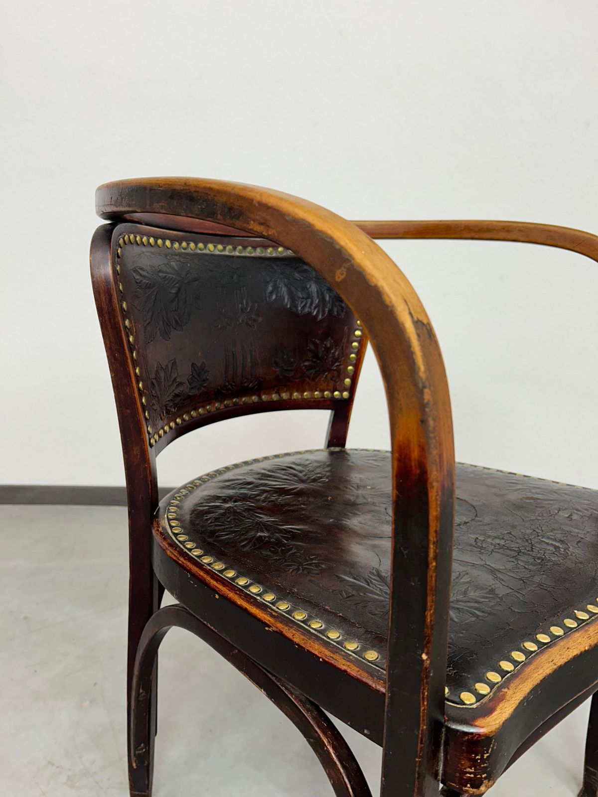 Secession Office Chair No.715f By Gustav Siegel For J&J Kohn photo 2780.0