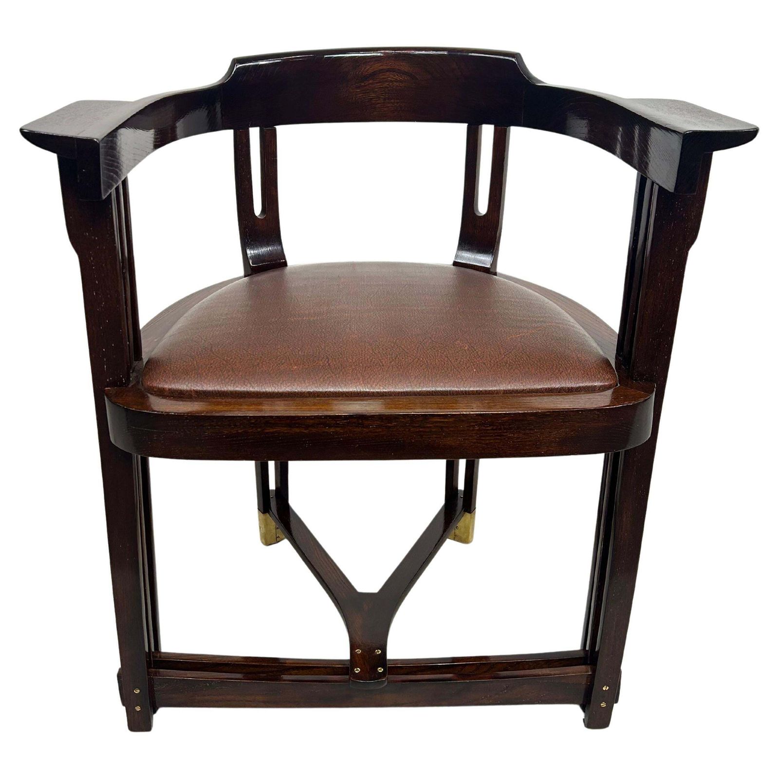 Rare Secession Armchair By Anton Pospischil