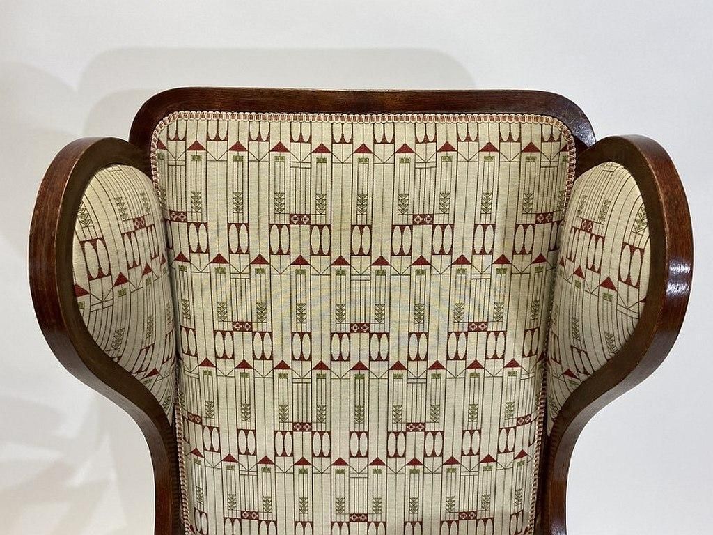 Art Nouveau Wing Chair No.6542 By Thonet photo for sale