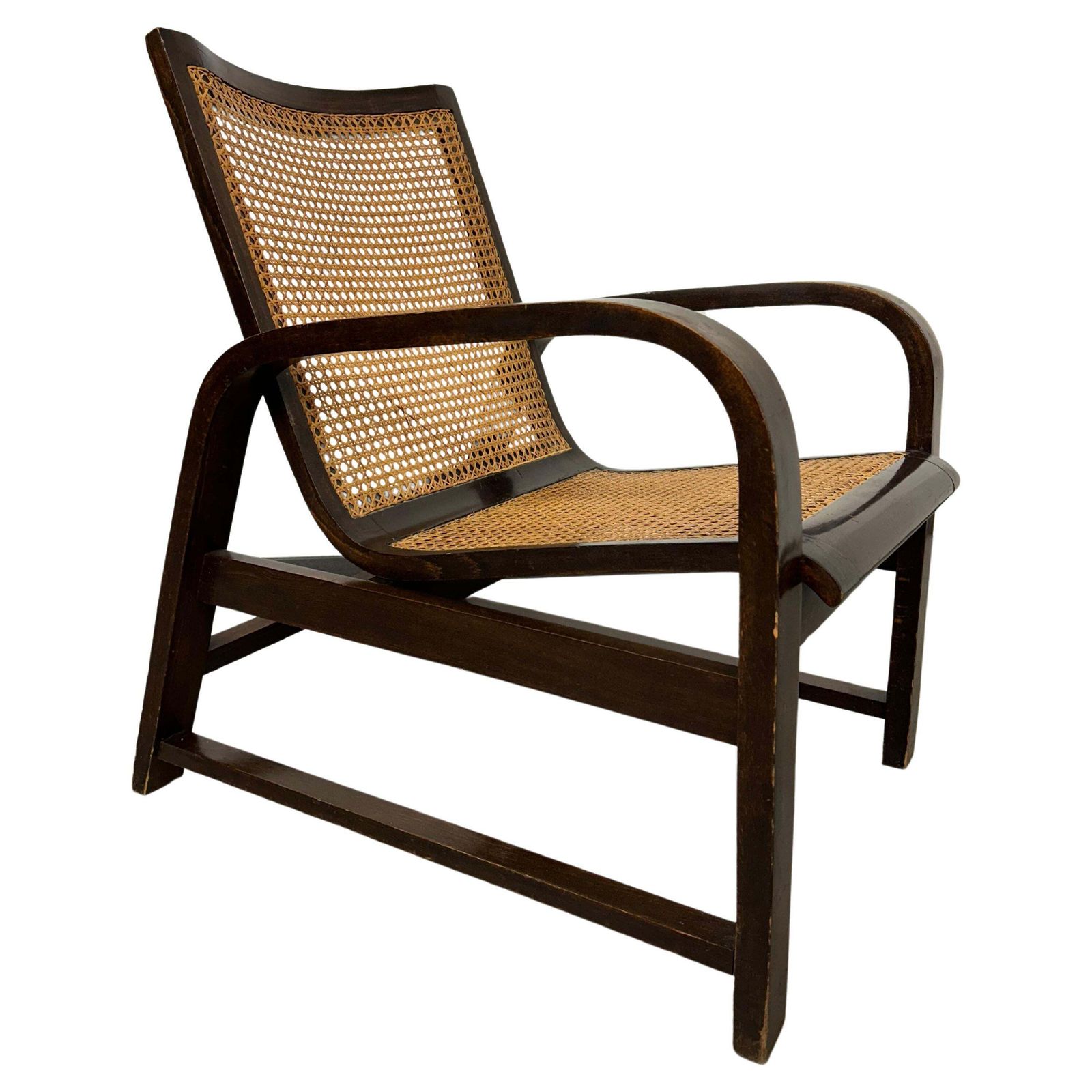 Functionalist Bentwood Lounge Chair No.668 Thonet Debrecen