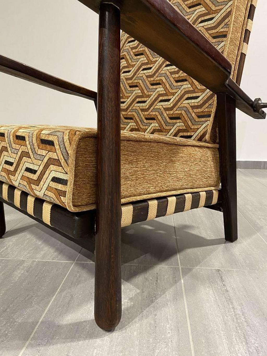 Adjustable Armchair By Jan Vanek For Krásná Jizba 1940s photo vinterior