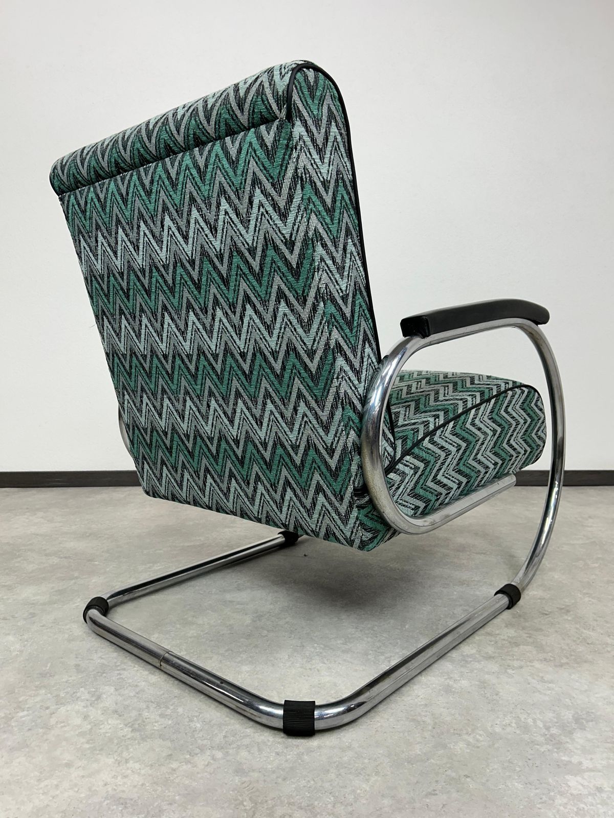 Tubular Steel Armchair By Tubax photo vintage