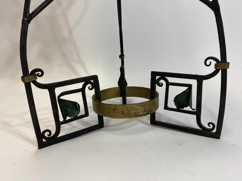 Art Nouveau Forged Flower Stand photo furniture