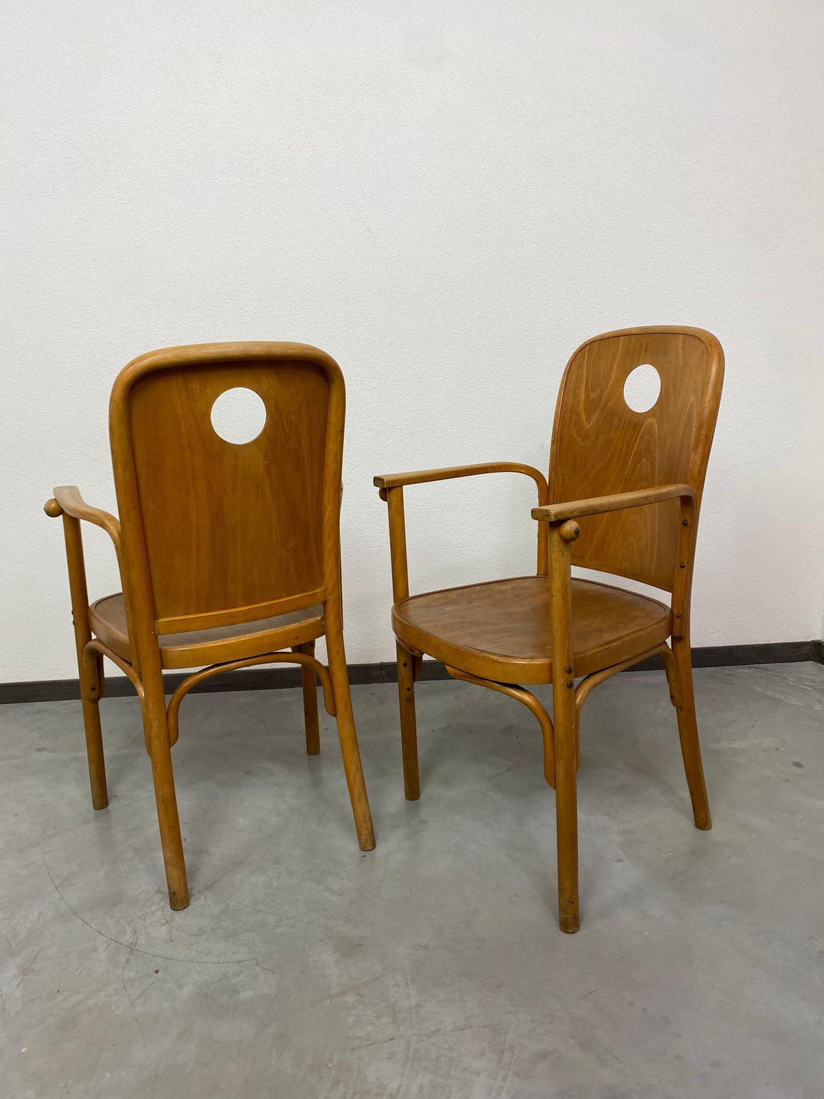 Very Rare Armchairs Nr.813 /1f By Josef Hoffmann For Jacob Josef Kohn photo for sale