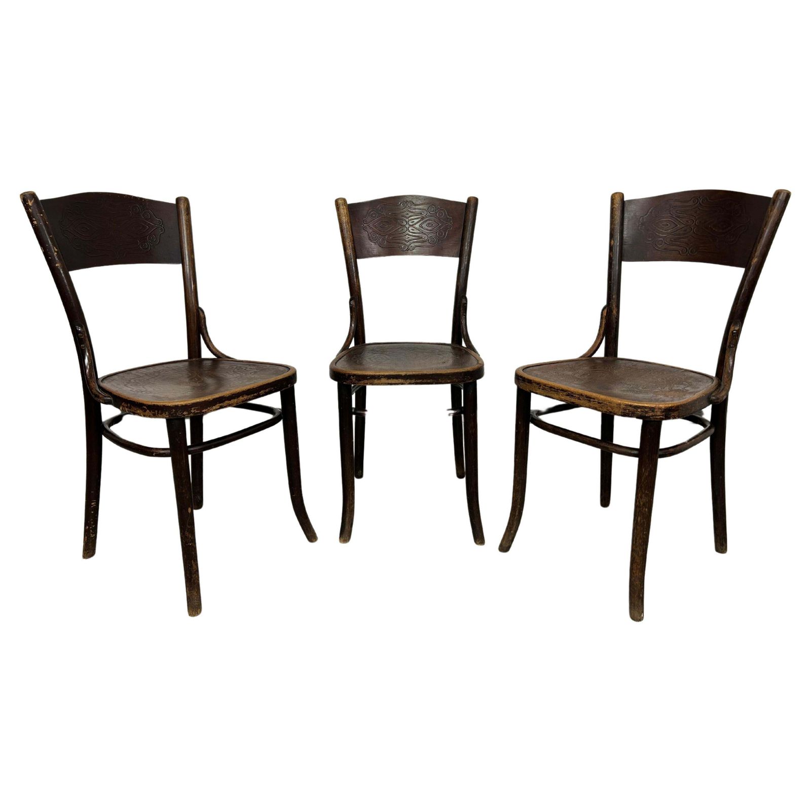 Set Of 3 Dining Room Chairs By J&J Kohn