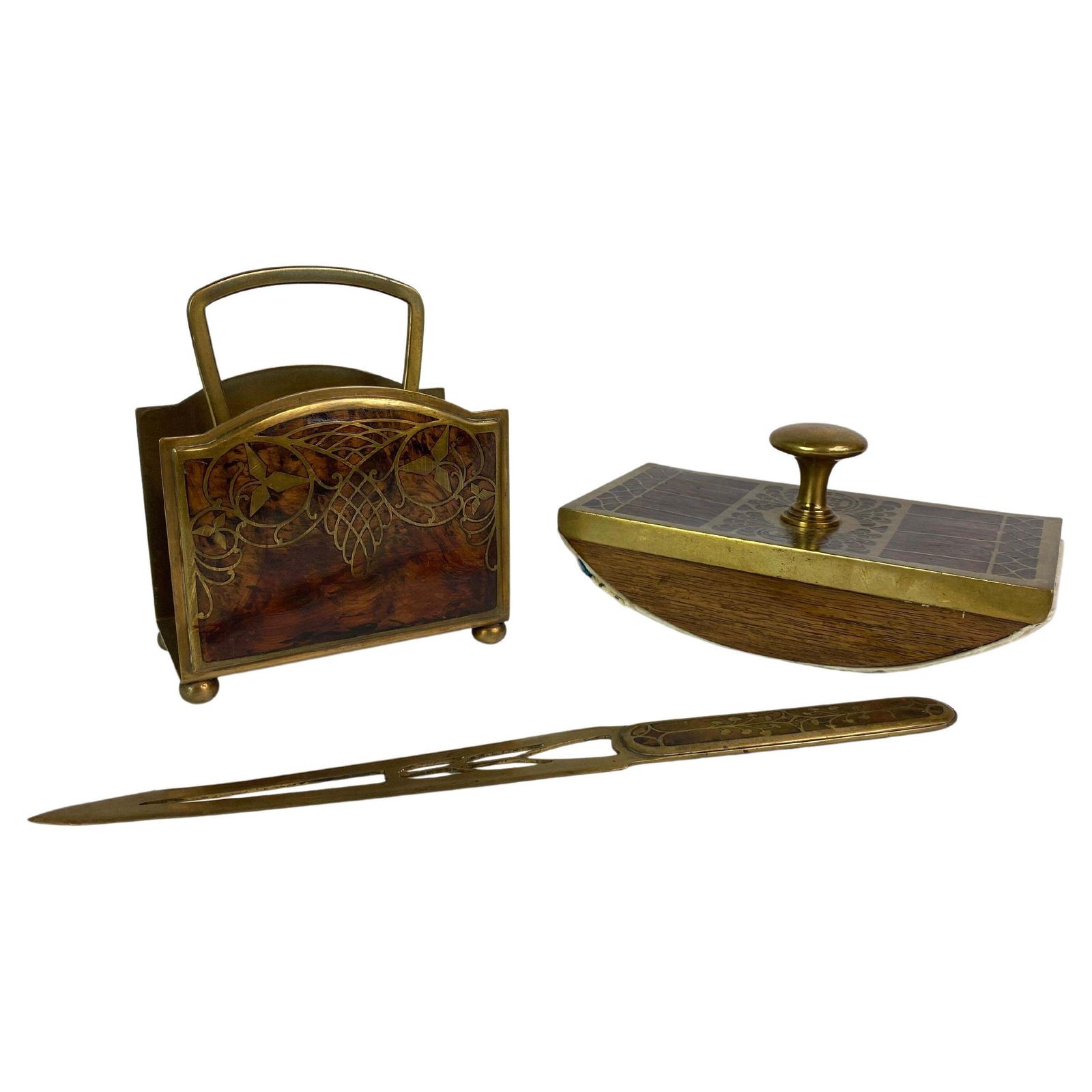 Rare Jugendstil Writing Set By Erhard & Sohne Germany