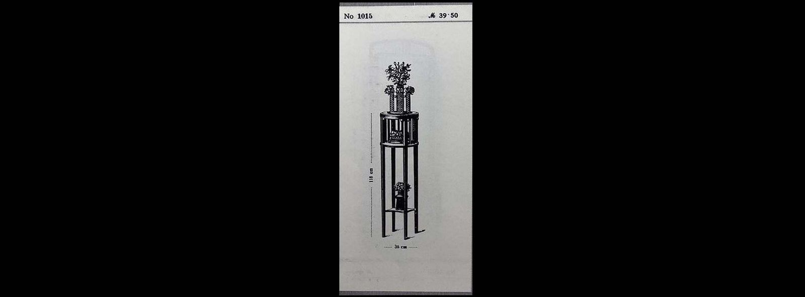 photo for sale Secession Plant Stand No.1015 By Josef Hoffmann For J.J.Kohn