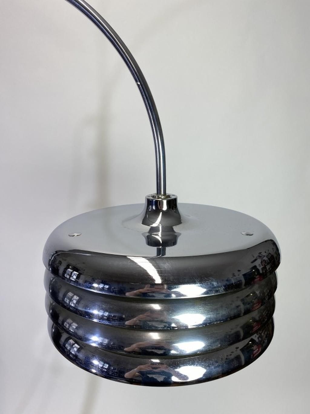 Chrome Floor Lamp By Tamás Borsfay For Hungarian Craftsmanship Company, 1970s photo furniture