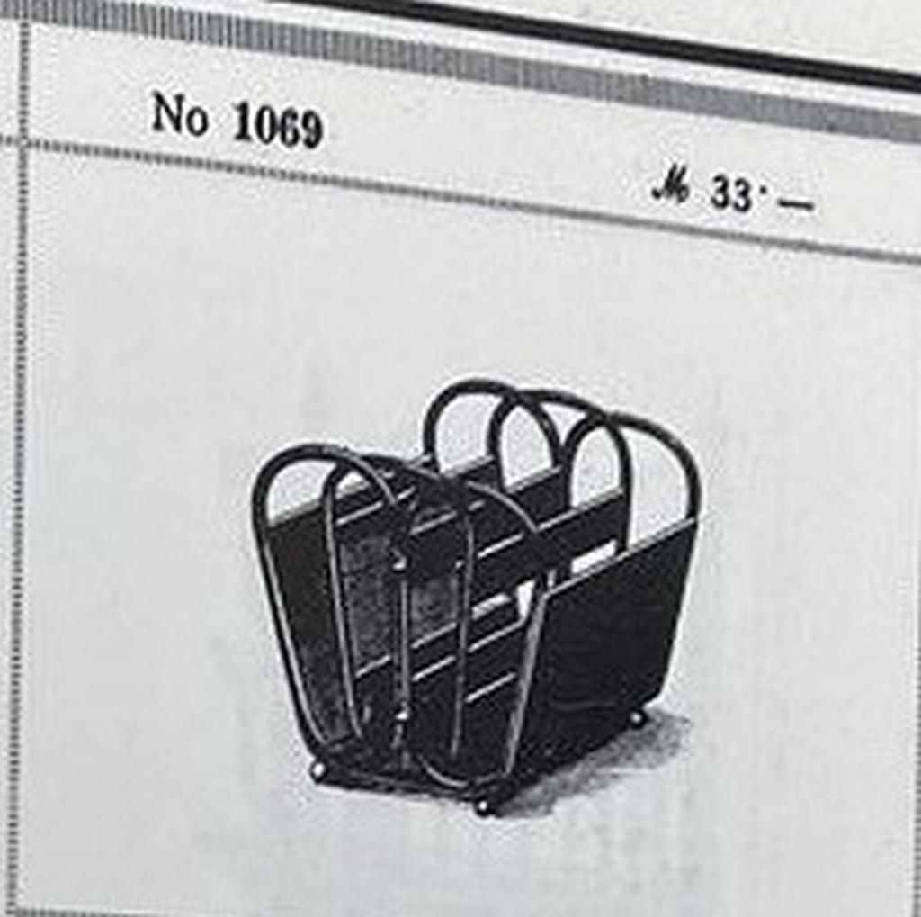 Magazine Holder No.1069 By Koloman Moser For J&J Kohn photo vintage