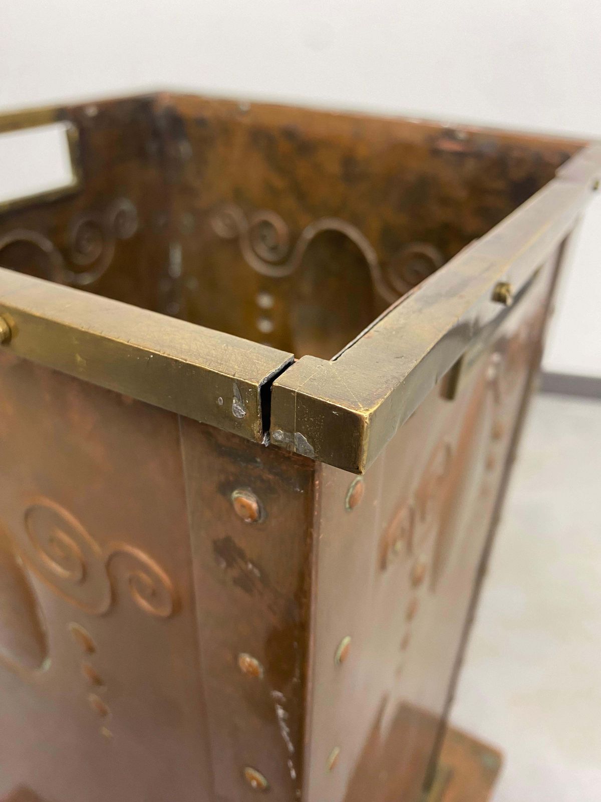 photo for sale Jugendstil Umbrella Stand Attr. To Otto Prutscher   Wiener Werkstätte