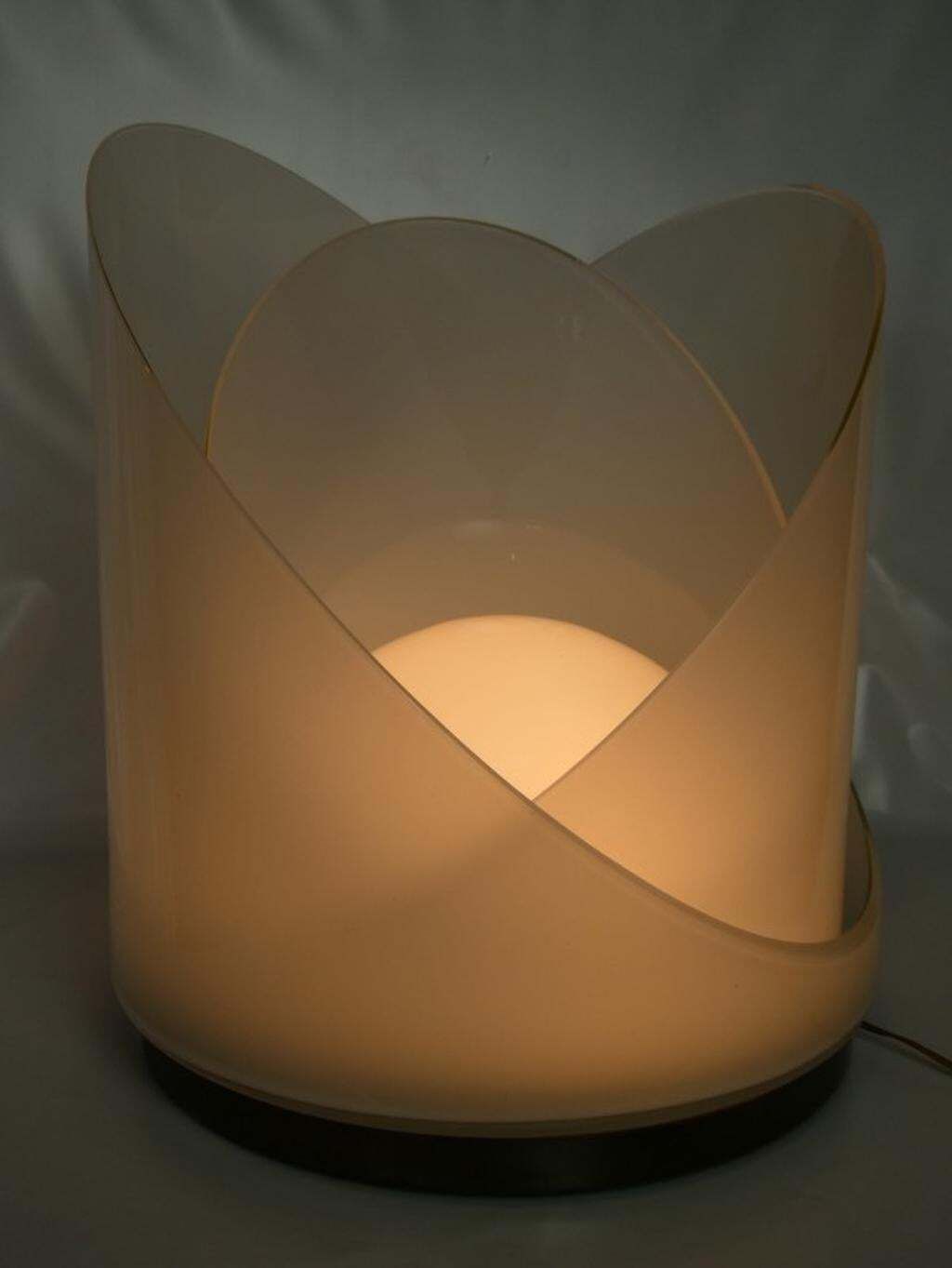 Large Vintage Blown Glass Lamp Model Lt300 By Carlo Nason For Mazzega photo for sale