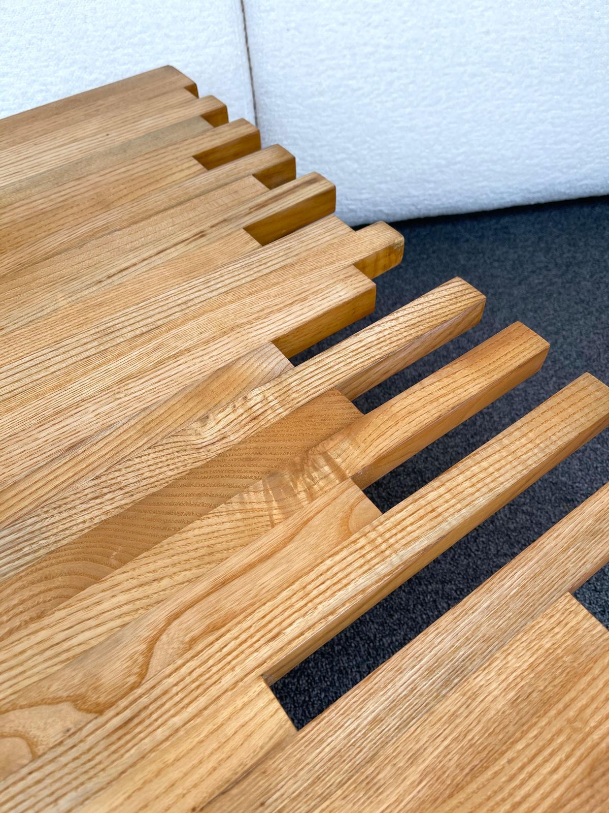 Italian Mid Century Modern Wood Coffee Table, Italy, 1970s photo furniture