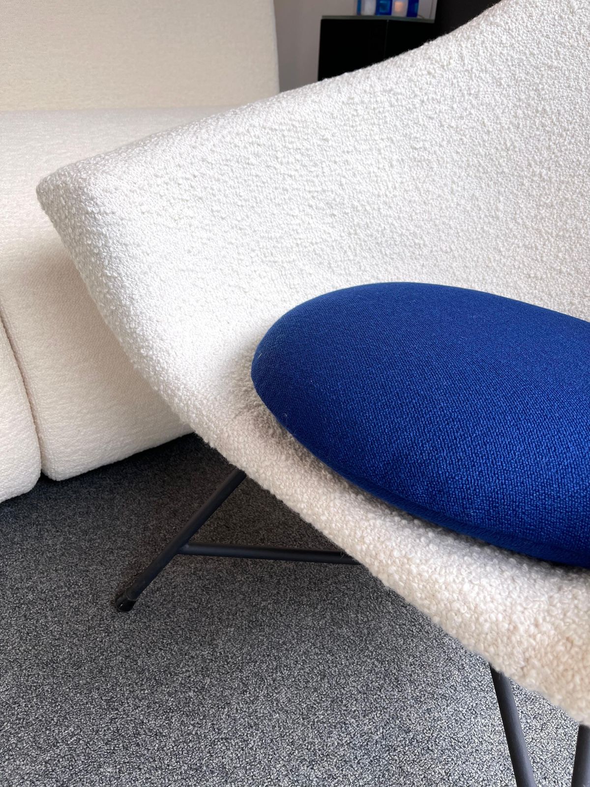 Furniture Pair Of Armchairs 58 By Dangles & Defrance For Burov. France, 1950s photo