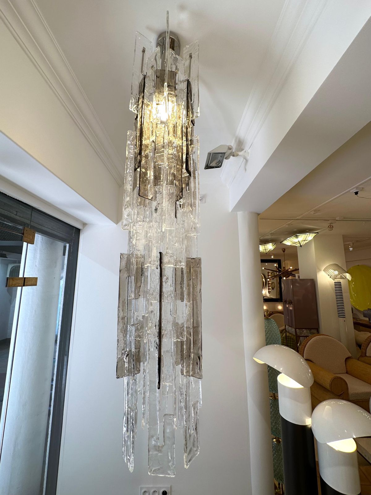 Cascade Chandelier Murano Glass Ls101 By Carlo Nason For Mazzega, Italy, 1970s photo furniture