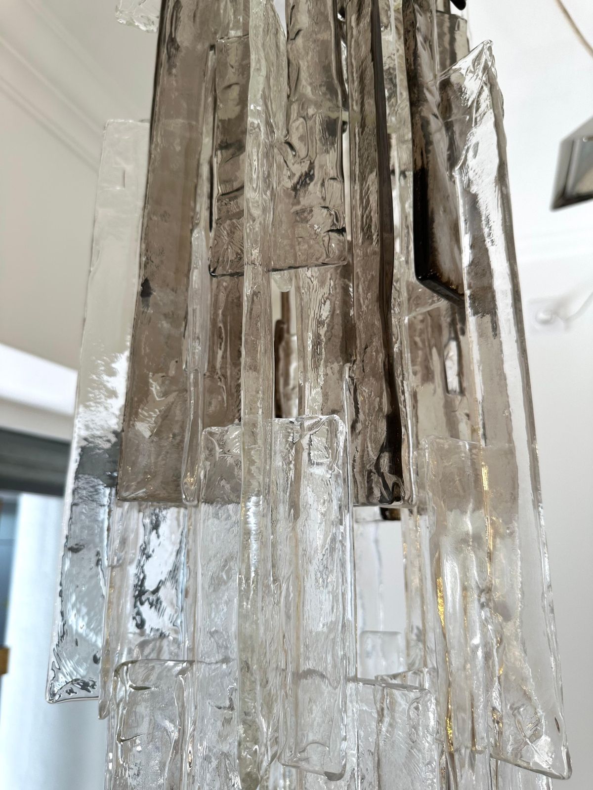 photo for sale Cascade Chandelier Murano Glass Ls101 By Carlo Nason For Mazzega, Italy, 1970s