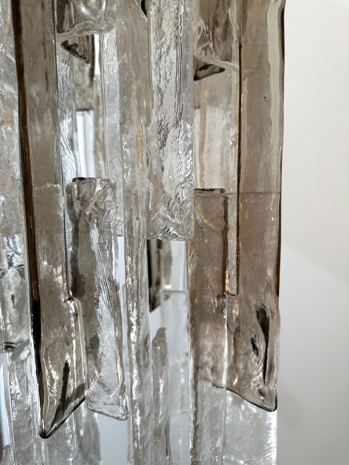photo vinterior Cascade Chandelier Murano Glass Ls101 By Carlo Nason For Mazzega, Italy, 1970s