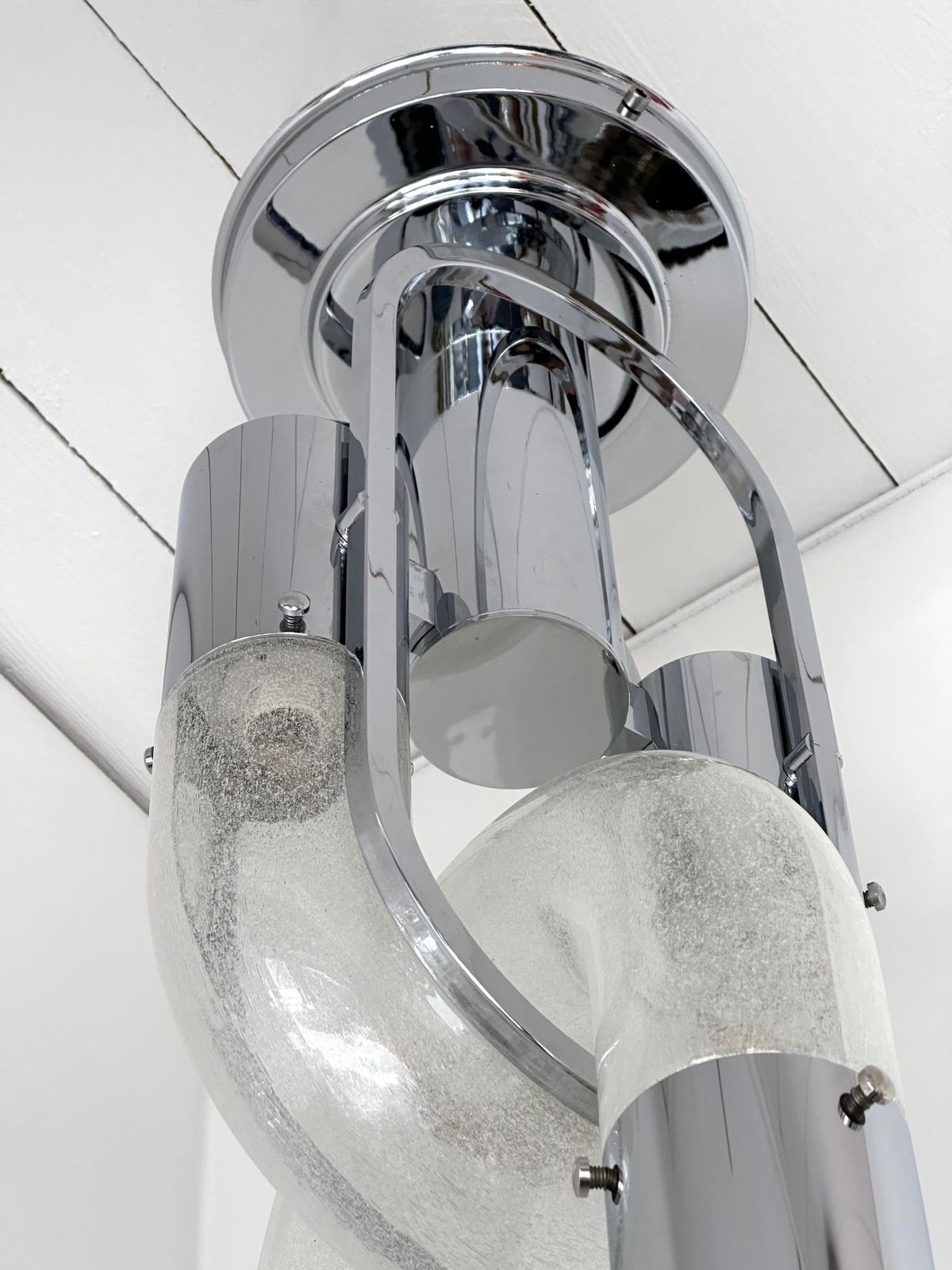 Chandelier Murano Glass And Metal By Aldo Nason For Mazzega, Italy, 1970s photo buy