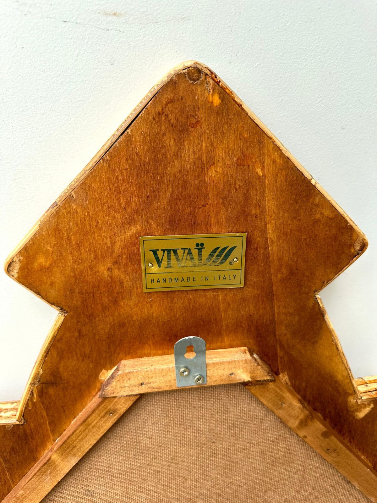 Rattan Pyramid Mirror By Vivai Del Sud. Italy, 1970s photo furniture