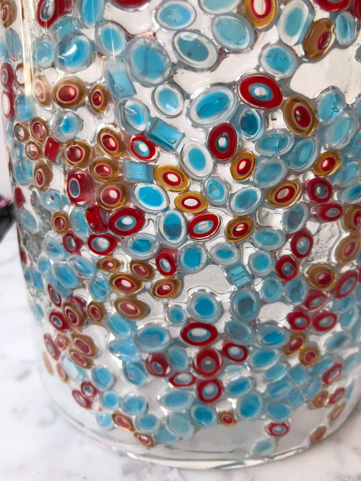 photo furniture Pair Of Lamps Art Glass By Barbini Murano, Italy, 1980s
