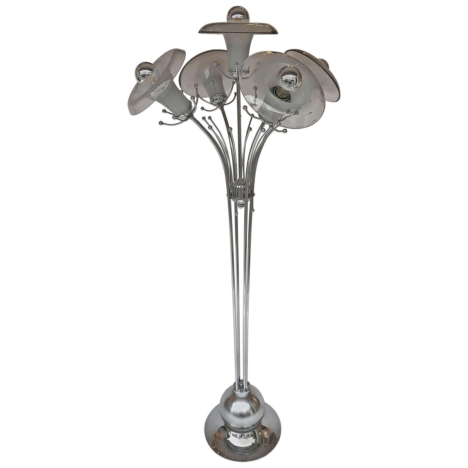 Floor Lamp Flower Murano Glass, Italy, 1970s