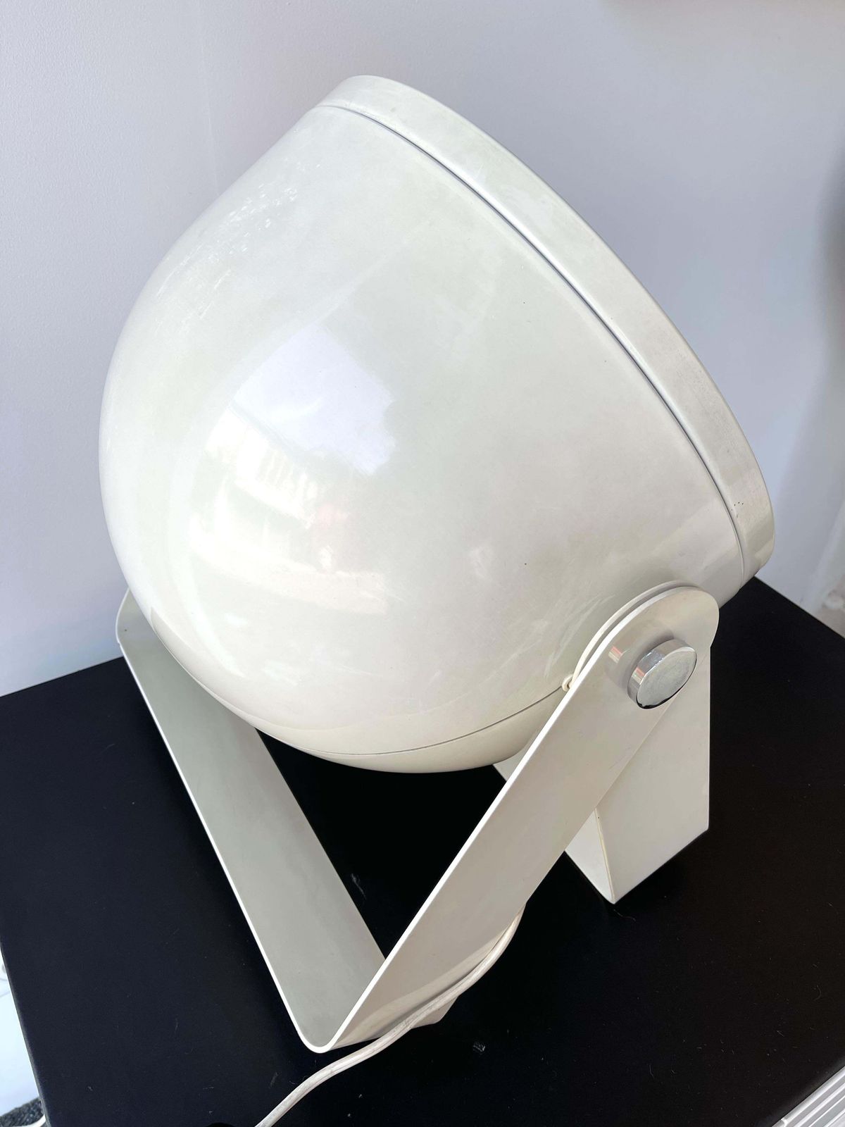 photo for sale White Metal Lacquered Spot Lamp By Targetti Sankey, Italy, 1970s