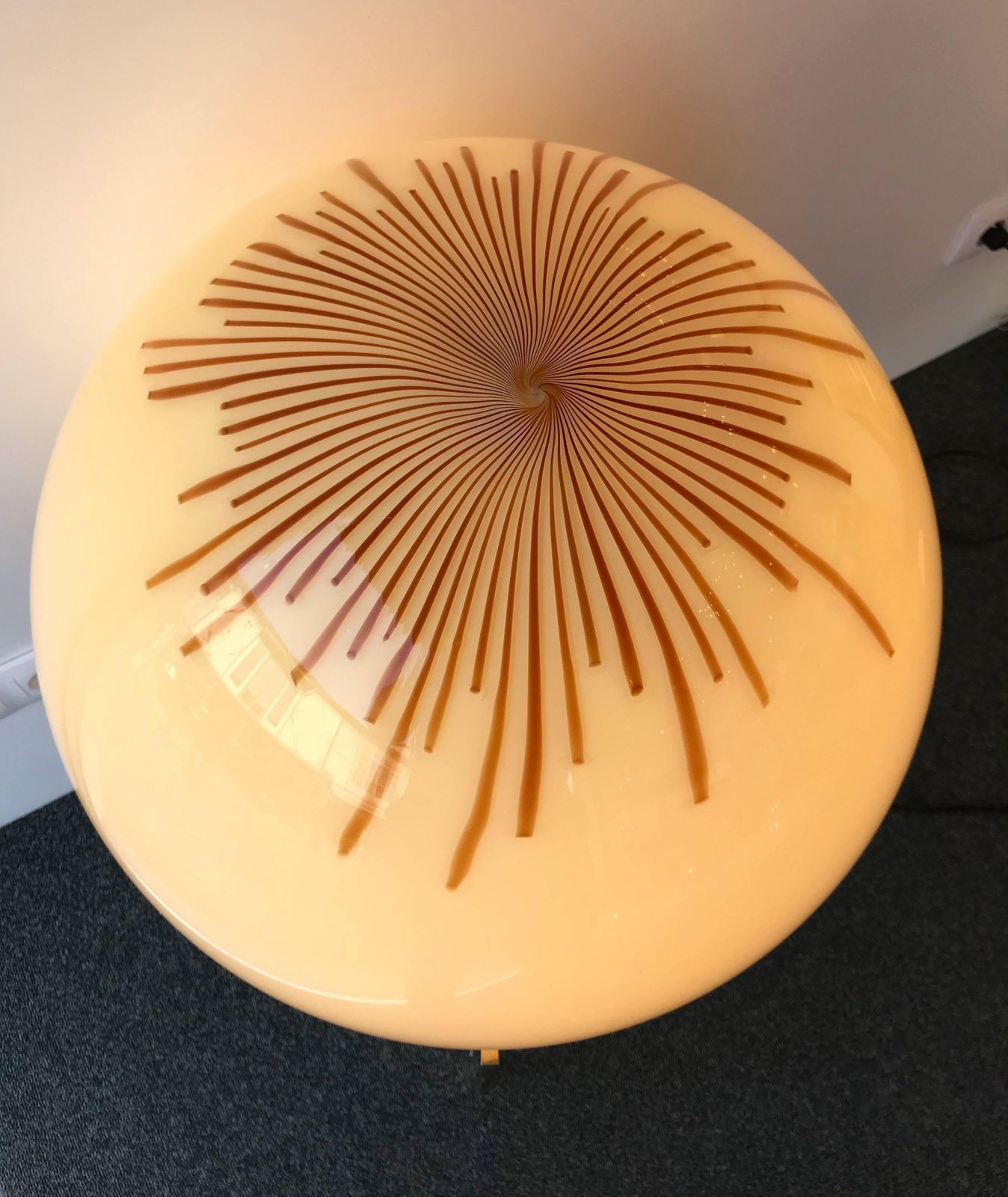 Brass And Glass Floor Lamp By La Murrina Murano, Italy, 1990s photo for sale