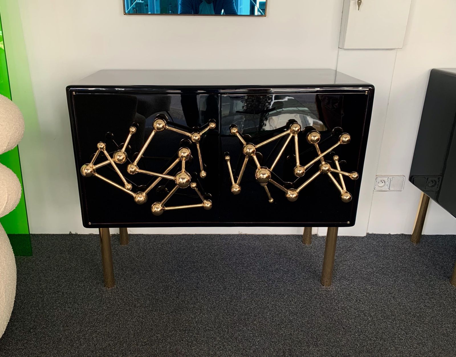 Contemporary Atomo Lacquered Cabinets Buffets By Antonio Cagianelli, Italy photo vintage