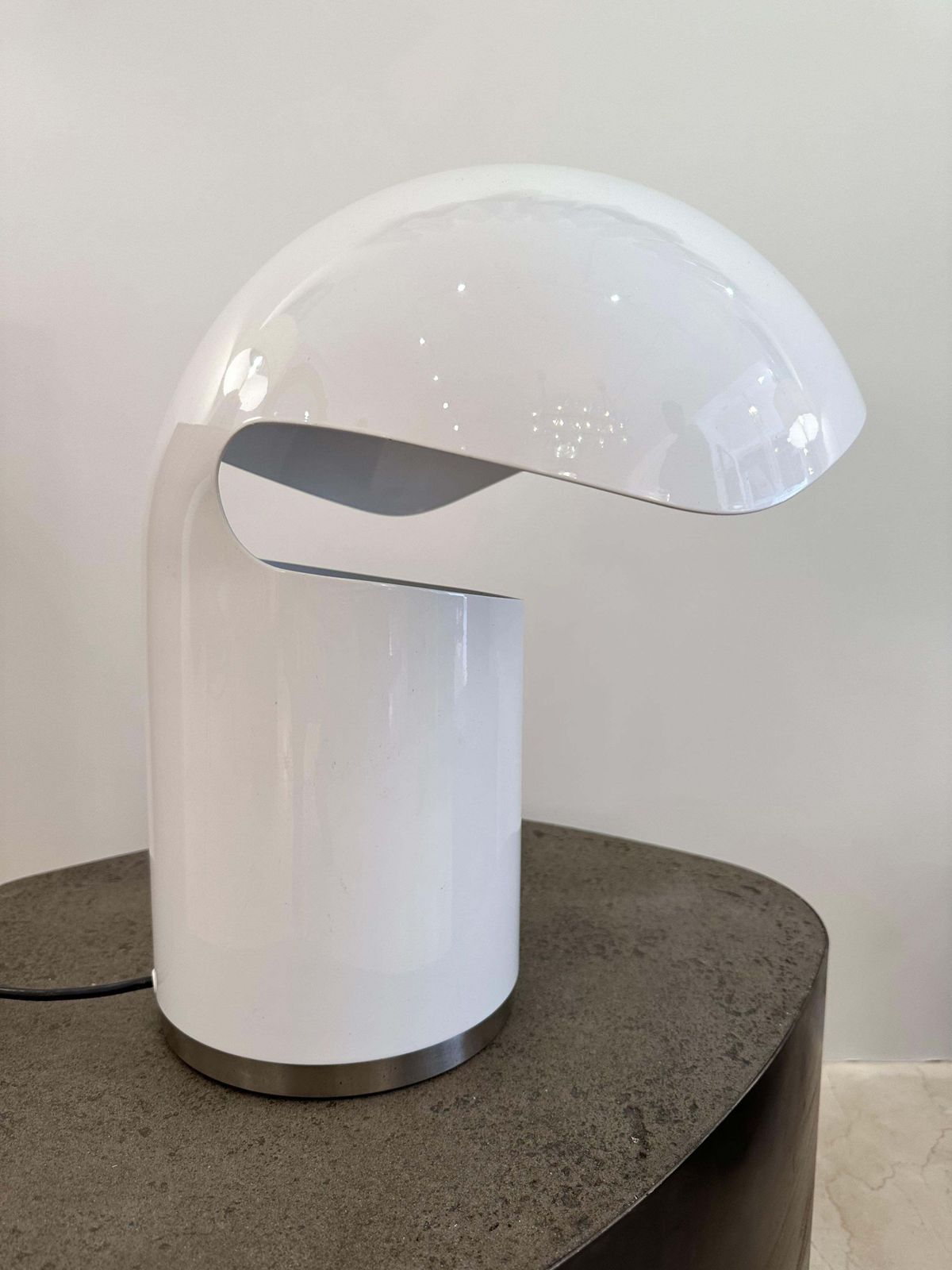 Space Age Metal Lacquered Table Lamp By Franco Buzzi Ceriani, Italy, 1970s photo vinterior