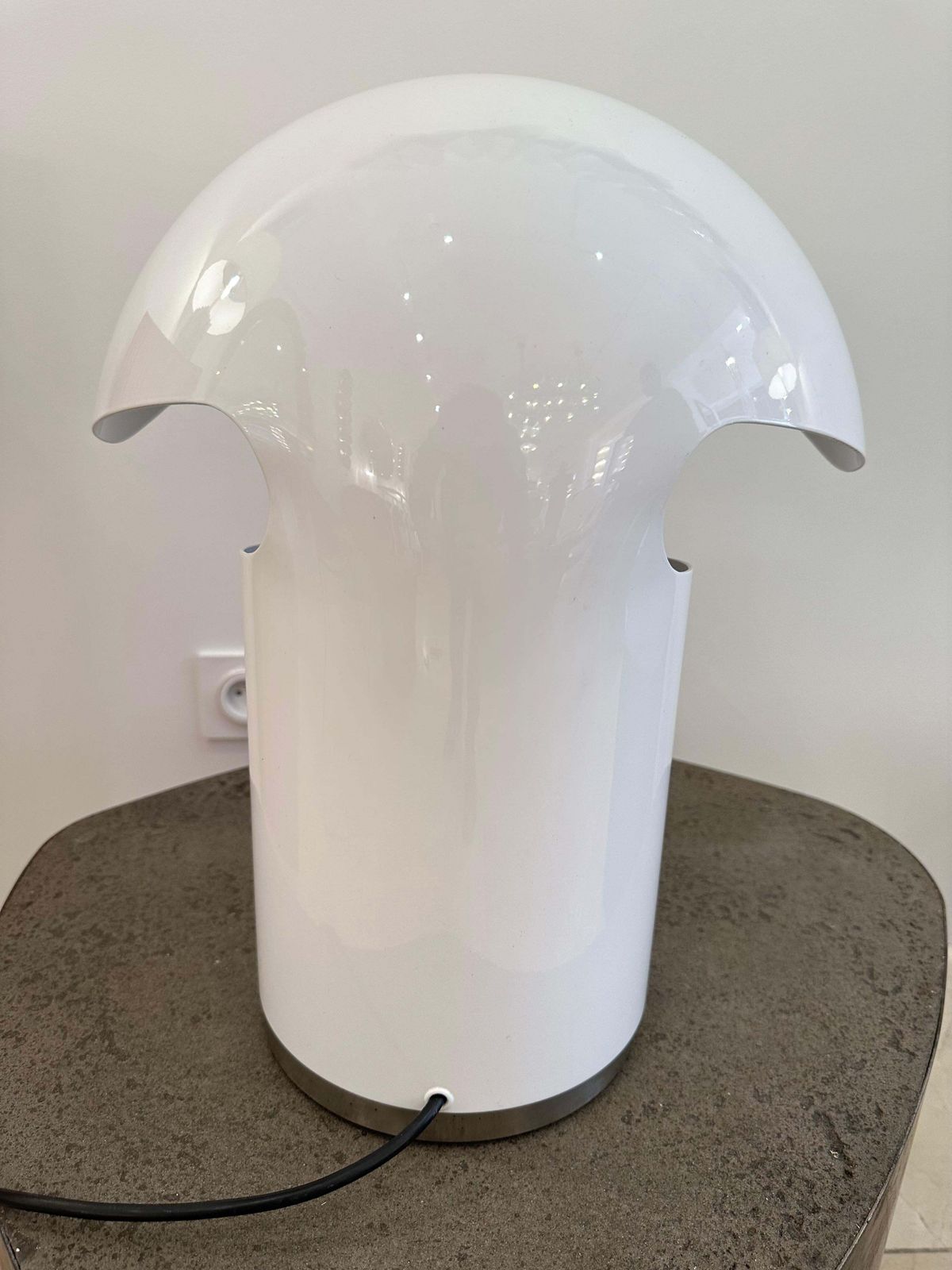 Space Age Metal Lacquered Table Lamp By Franco Buzzi Ceriani, Italy, 1970s photo buy