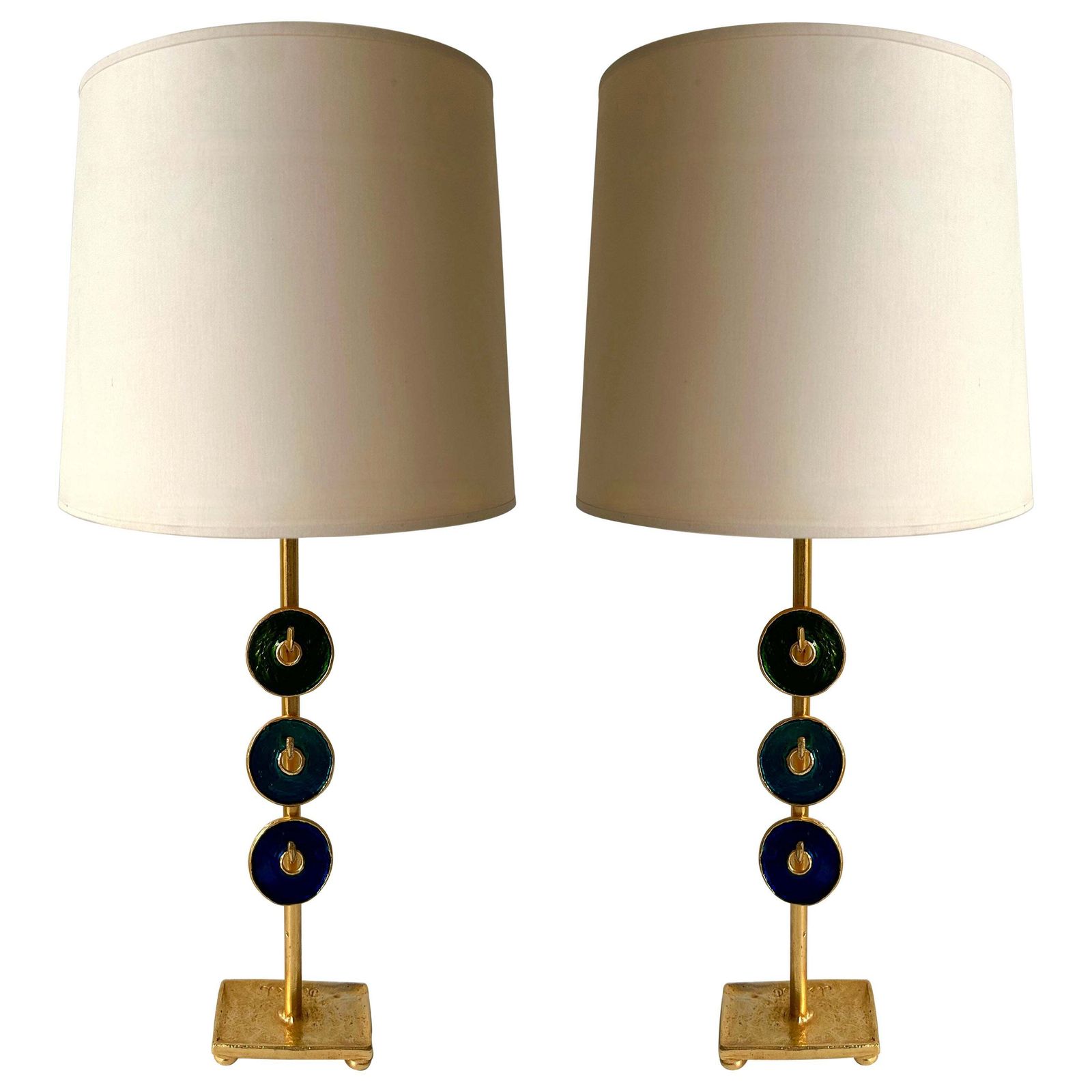 Pair Of Lamps By Nicolas Dewael For Fondica, France, 1990s