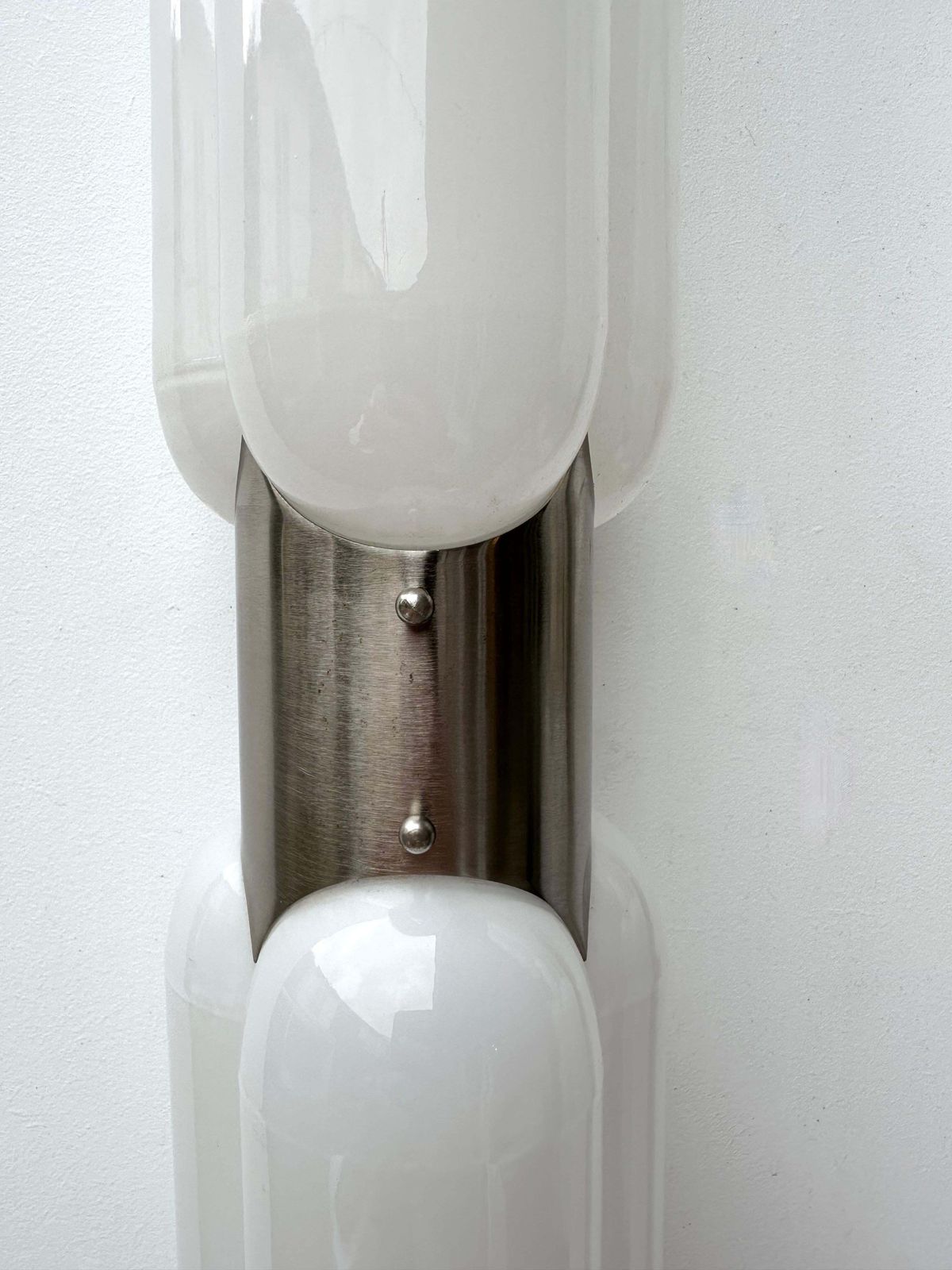 Pair Of Torpedo Murano Glass Sconces By Carlo Nason For Mazzega, Italy, 1970s photo 4533.0