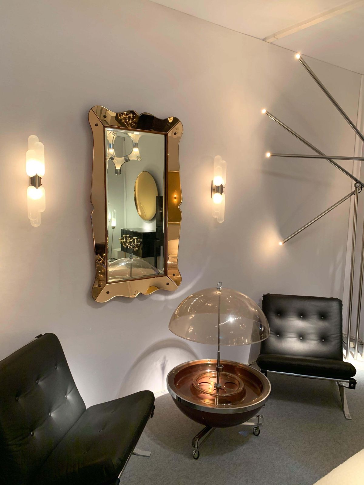 4533.0 Pair Of Torpedo Murano Glass Sconces By Carlo Nason For Mazzega, Italy, 1970s photo