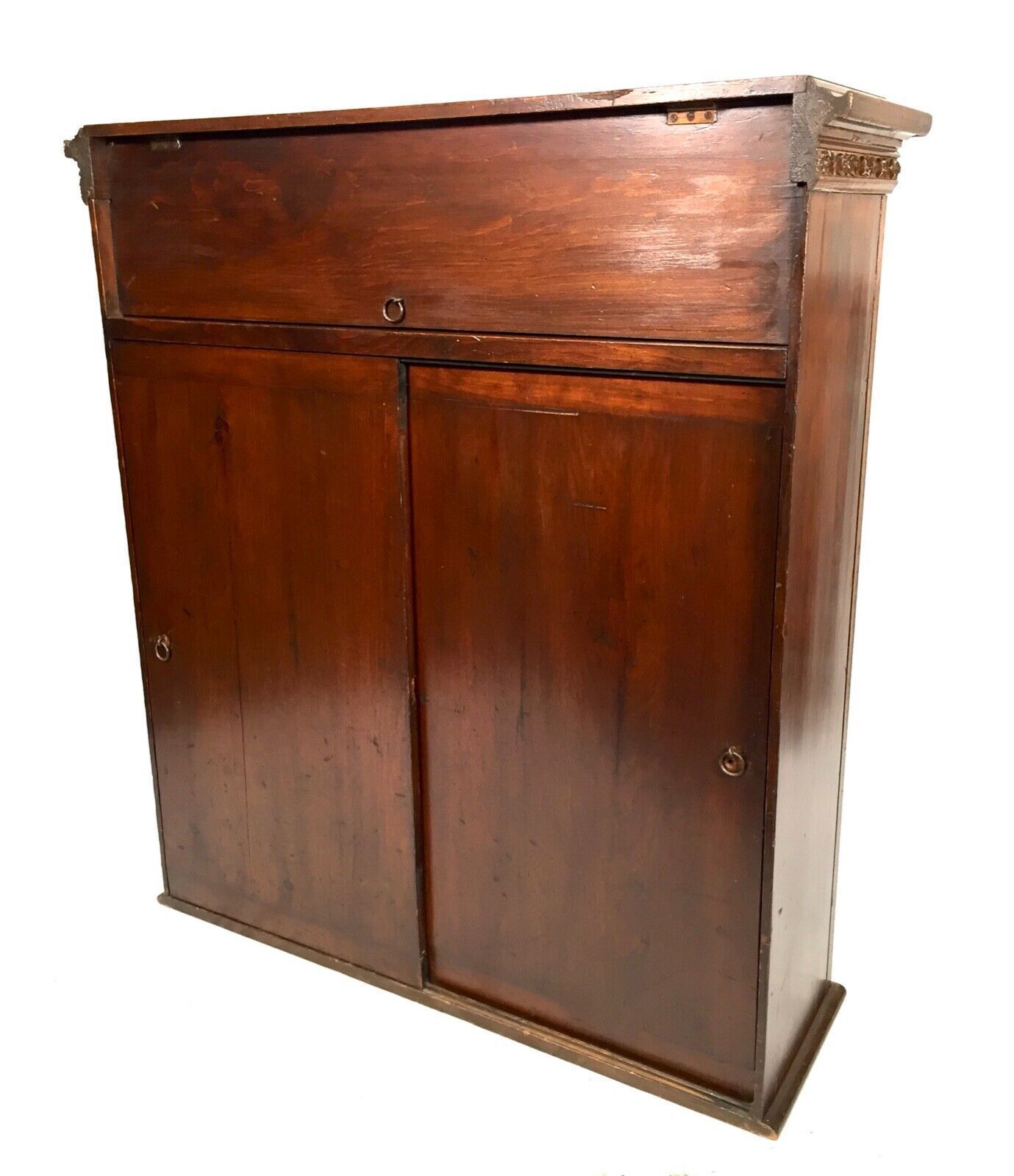 photo furniture Antique Advertising Shop Display Cabinet Bookcase For Eyre & Spottiswoode C.1900