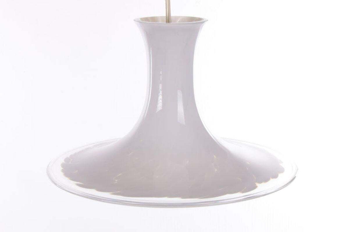 Holmegaard Royal Copenhagen "Mandarin" Pendant Lamp By Michael Bang, 1980s photo for sale