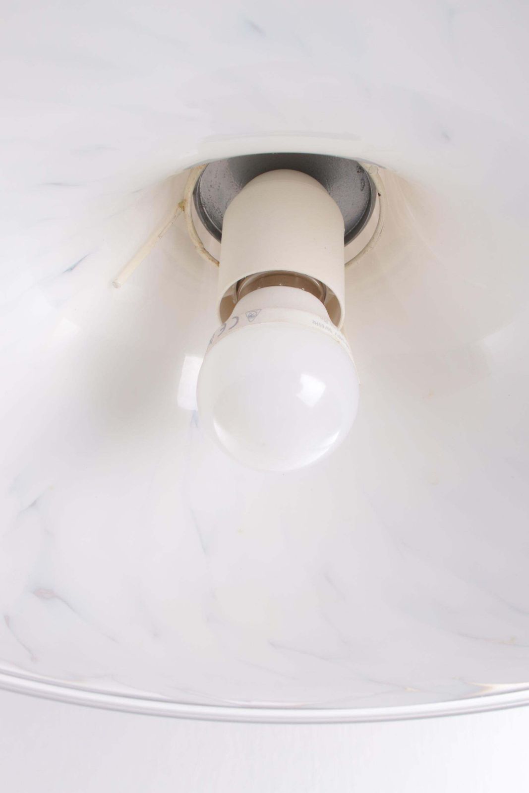 Holmegaard Royal Copenhagen "Mandarin" Pendant Lamp By Michael Bang, 1980s photo vinterior