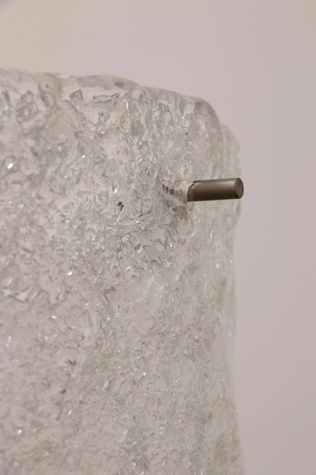 Very Rare Ice Glass Lamp Produced By Egon Hillebrand, 1960 Germany photo buy