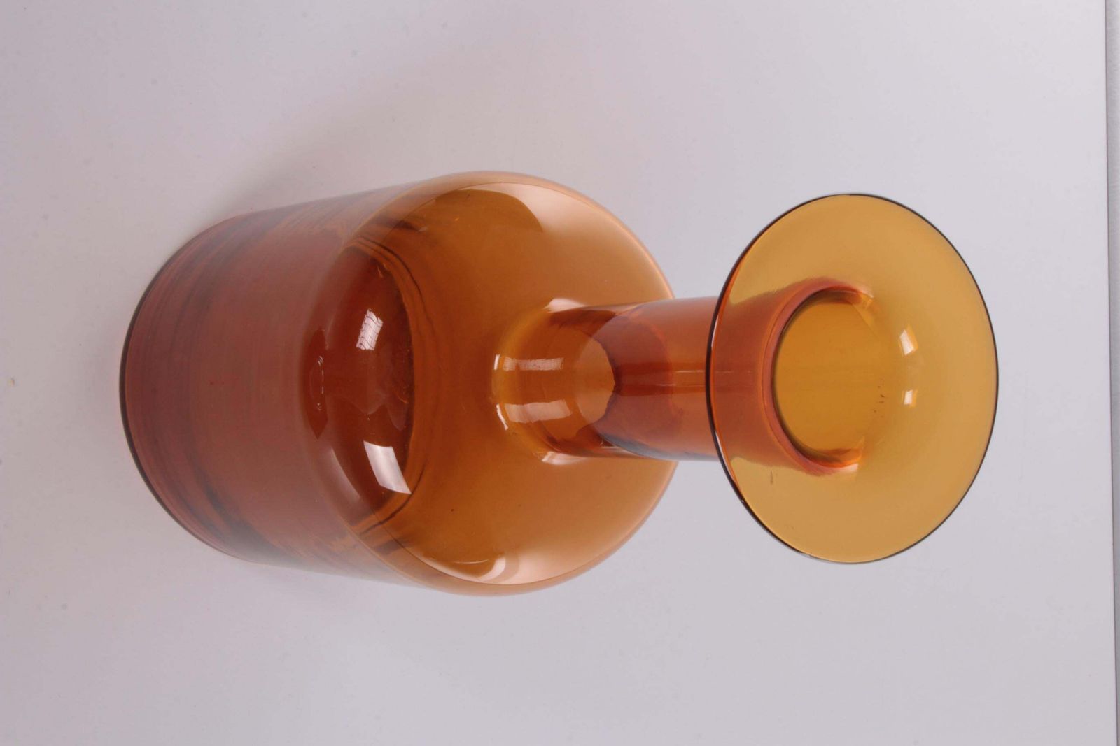 Otto Brauer Scandinavian Yellow Glass Kastrup Gulvases For Holmegaard, 1960s photo 424.0
