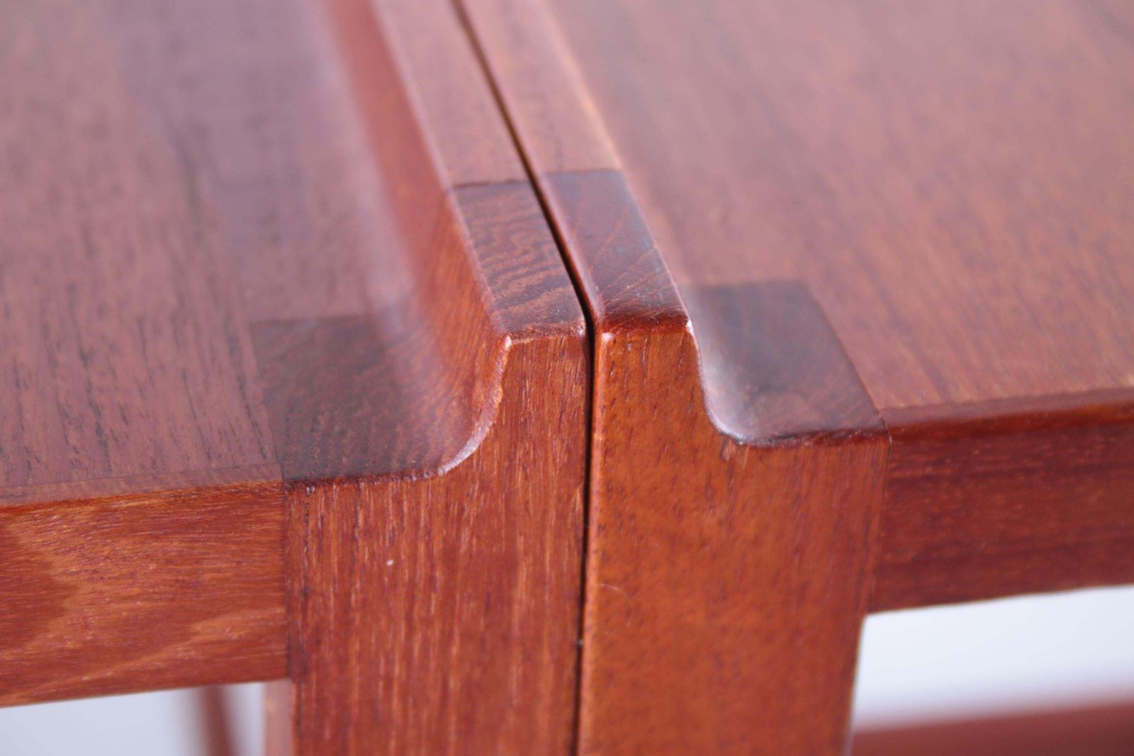 Danish Mid Century Teakwood Side Tables By Illums Bolighus 1960 photo vintage