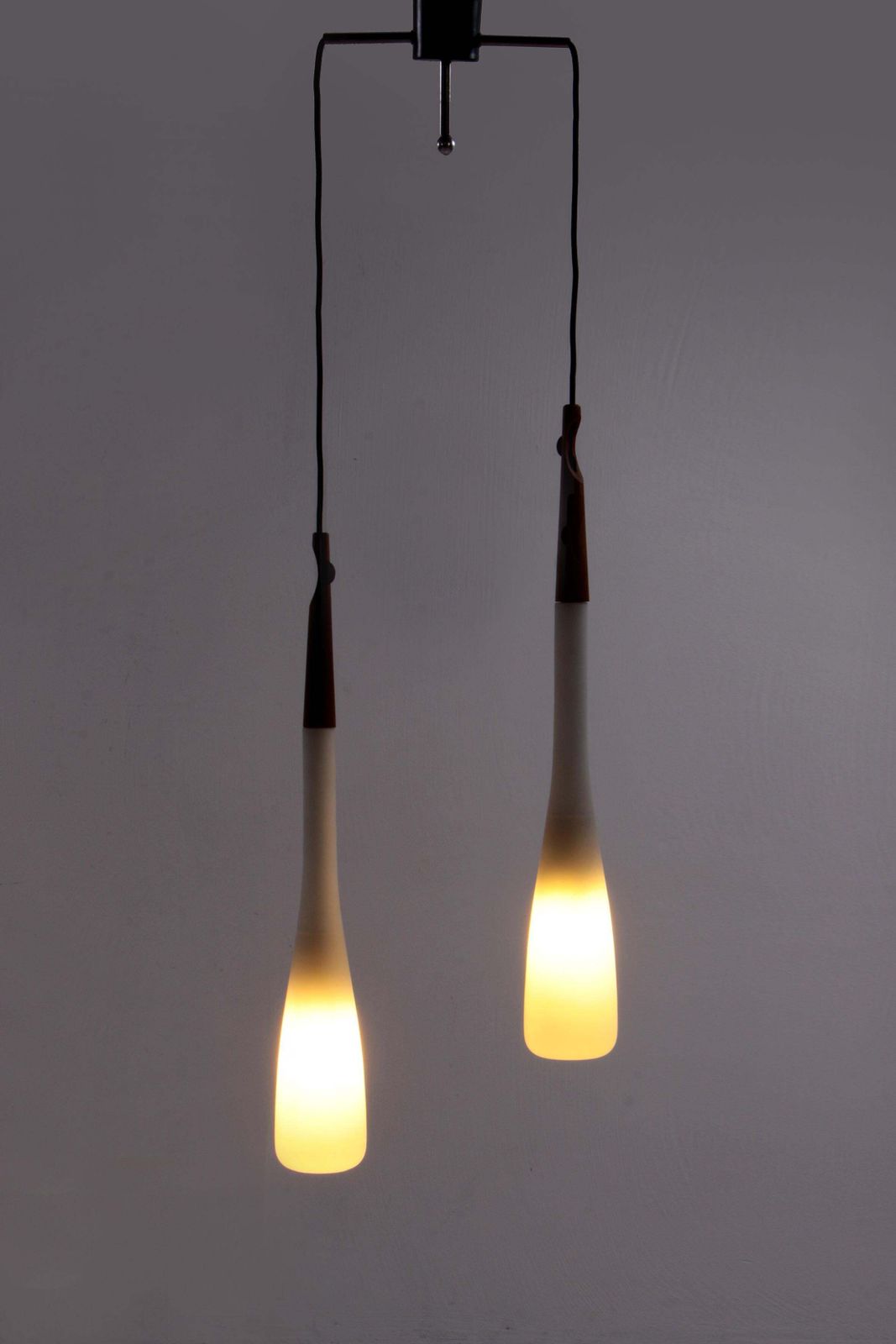 Swedish Drop Pendant Lamp By Uno & östen Kristiansson For Luxus, 1950s photo for sale