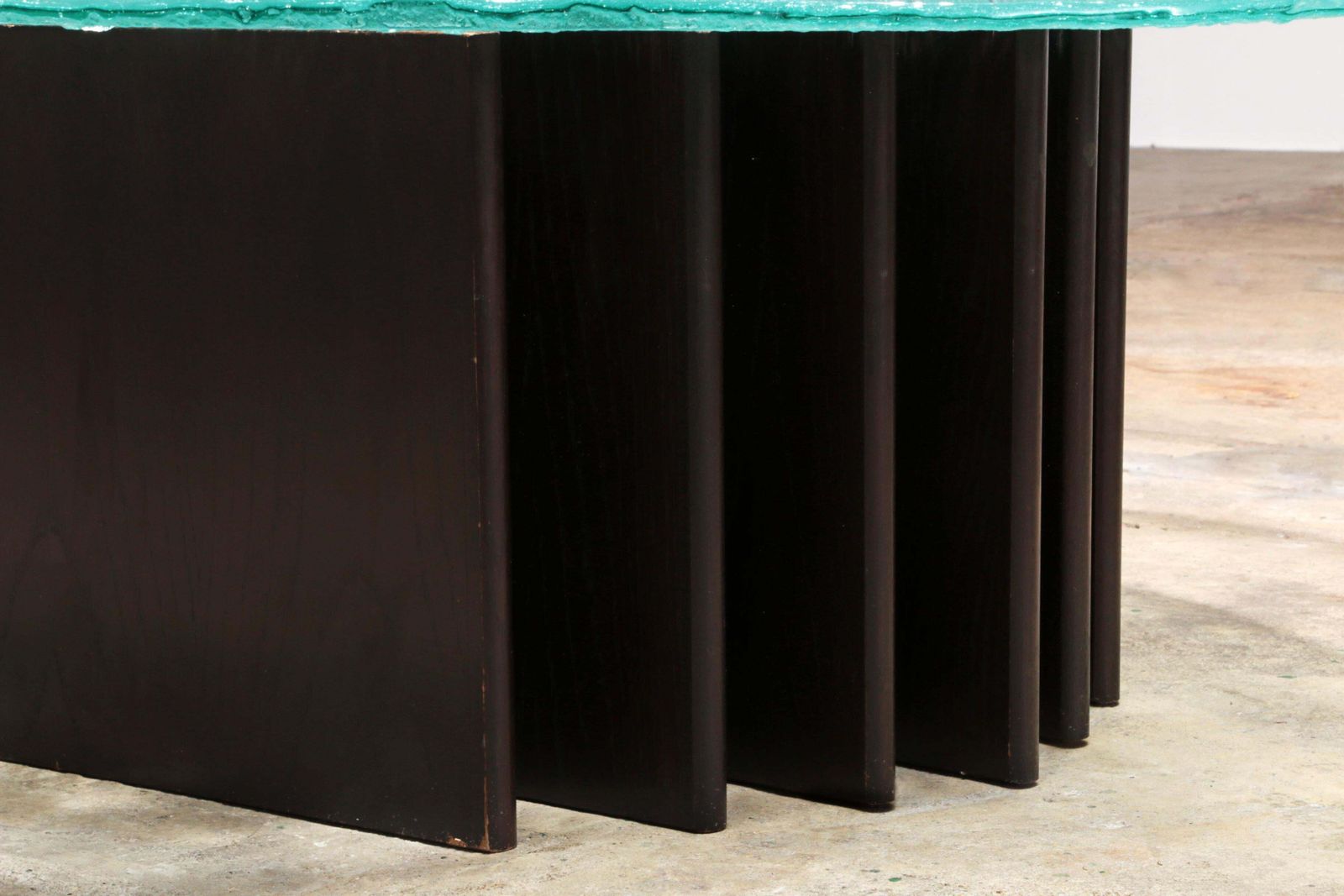 2476.0 Sculptural Glass Coffee Table By Heinz Lilienthal 1970, Germany photo
