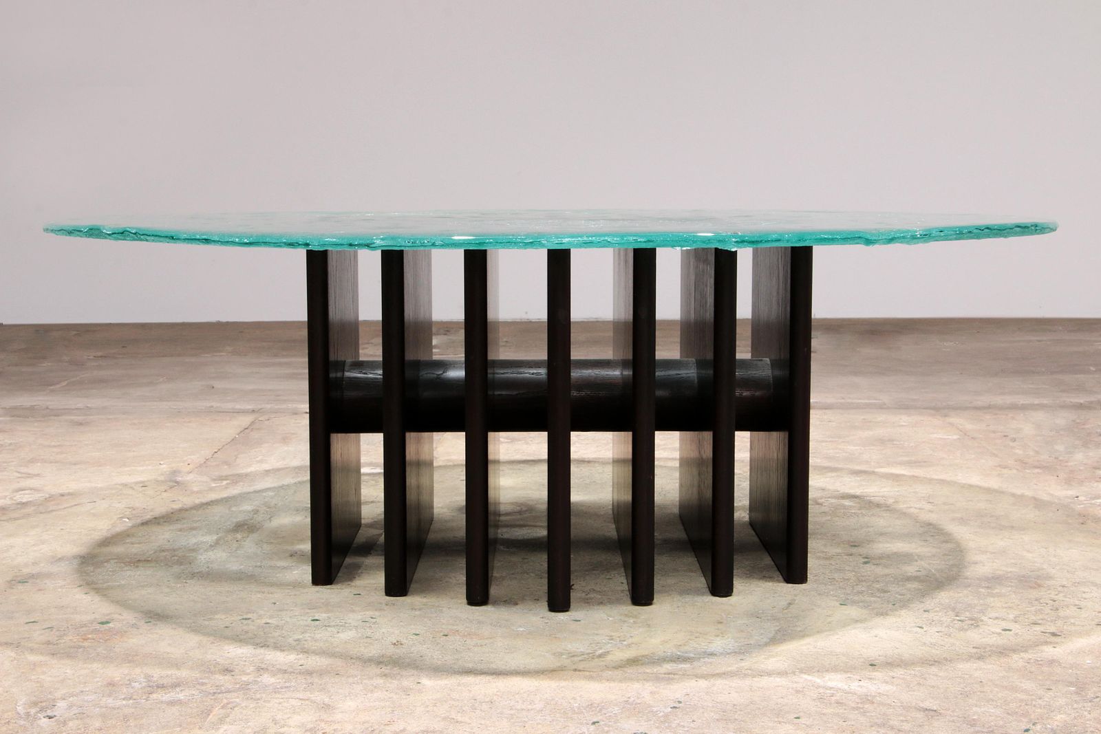 photo vinterior Sculptural Glass Coffee Table By Heinz Lilienthal 1970, Germany