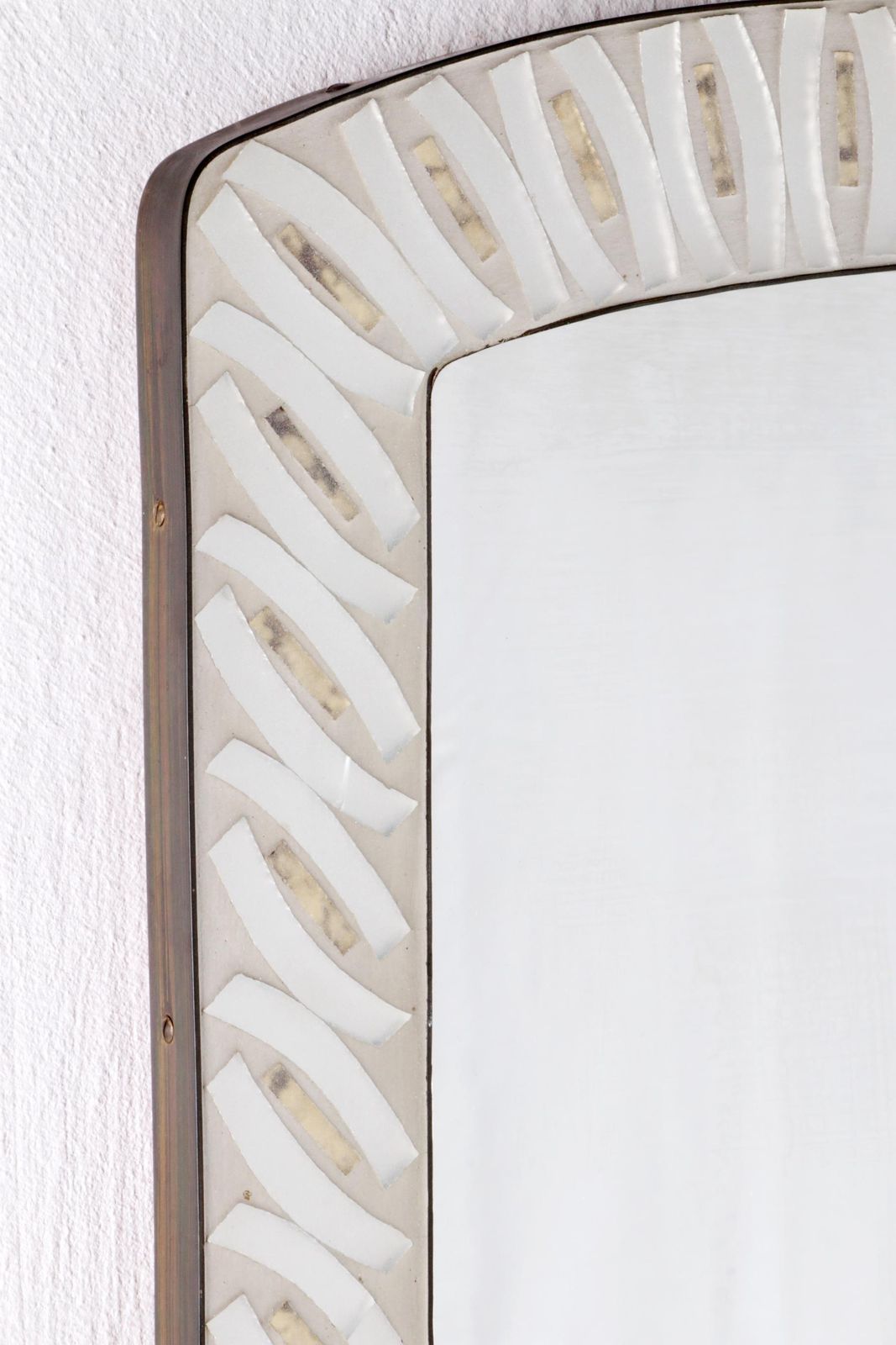 Mosaic Wall Mirror By Berthold Müller Oerlinghausen, 1950 photo for sale