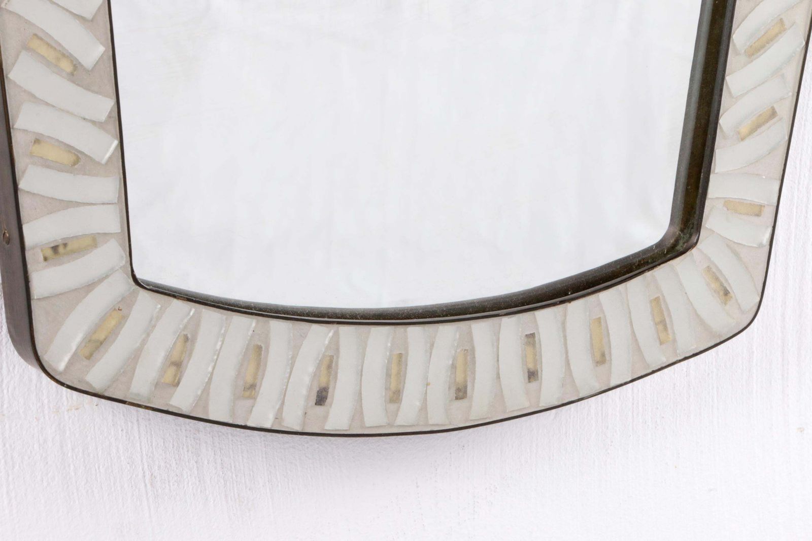 Mosaic Wall Mirror By Berthold Müller Oerlinghausen, 1950 photo Home Decor