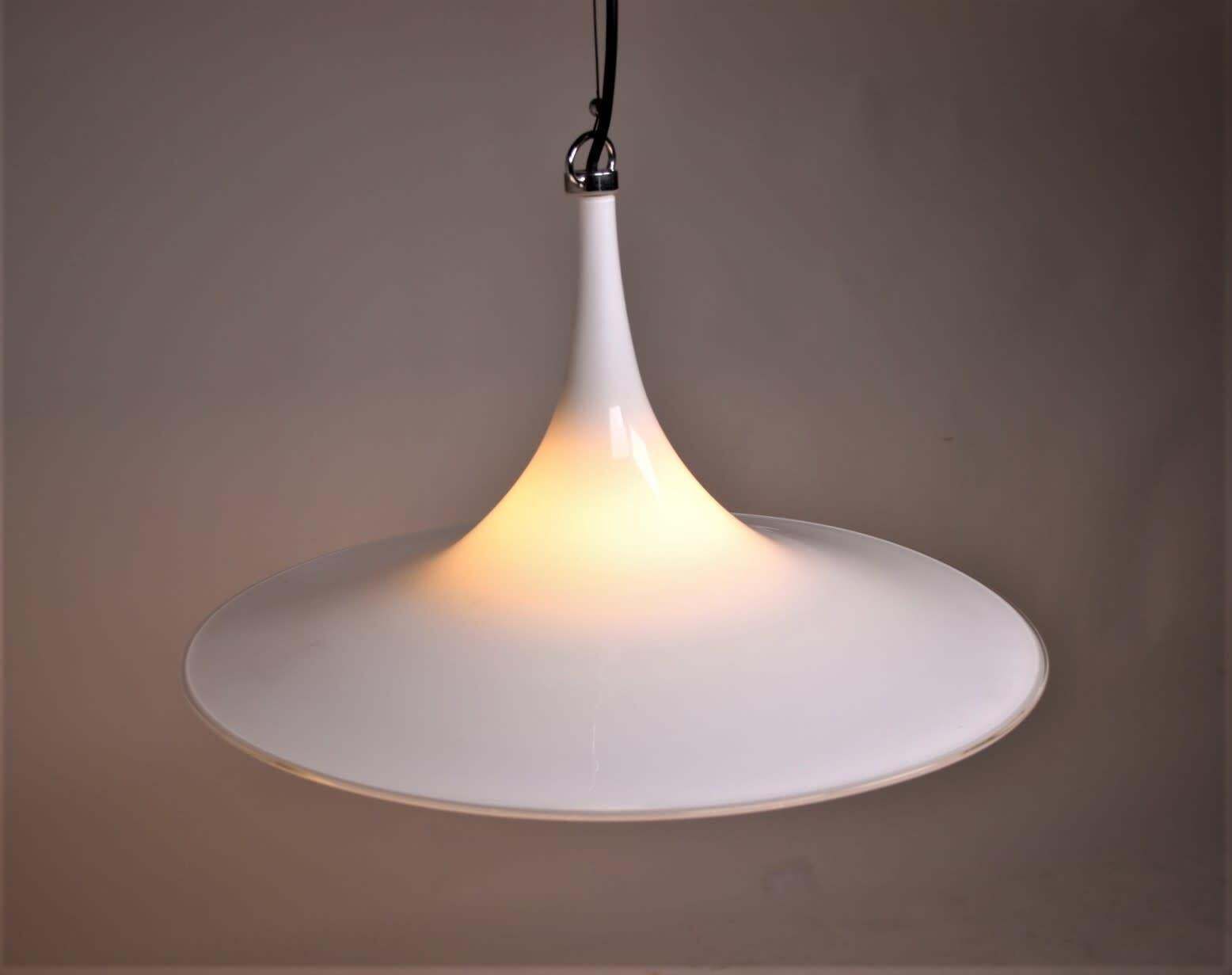 Lino Tagliapietra Pendant Lamp Made By Efferte Magia, 1980 Italy photo vintage