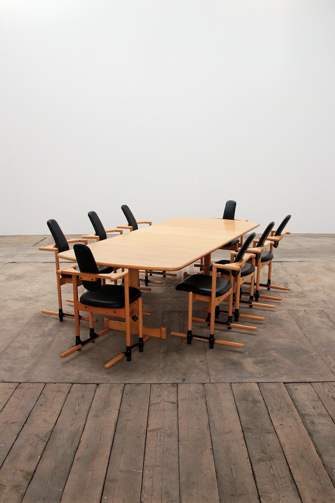 Stokke Dining Room Set Large Table With 8 Chairs Design Peter Opsvik, 1990 photo furniture