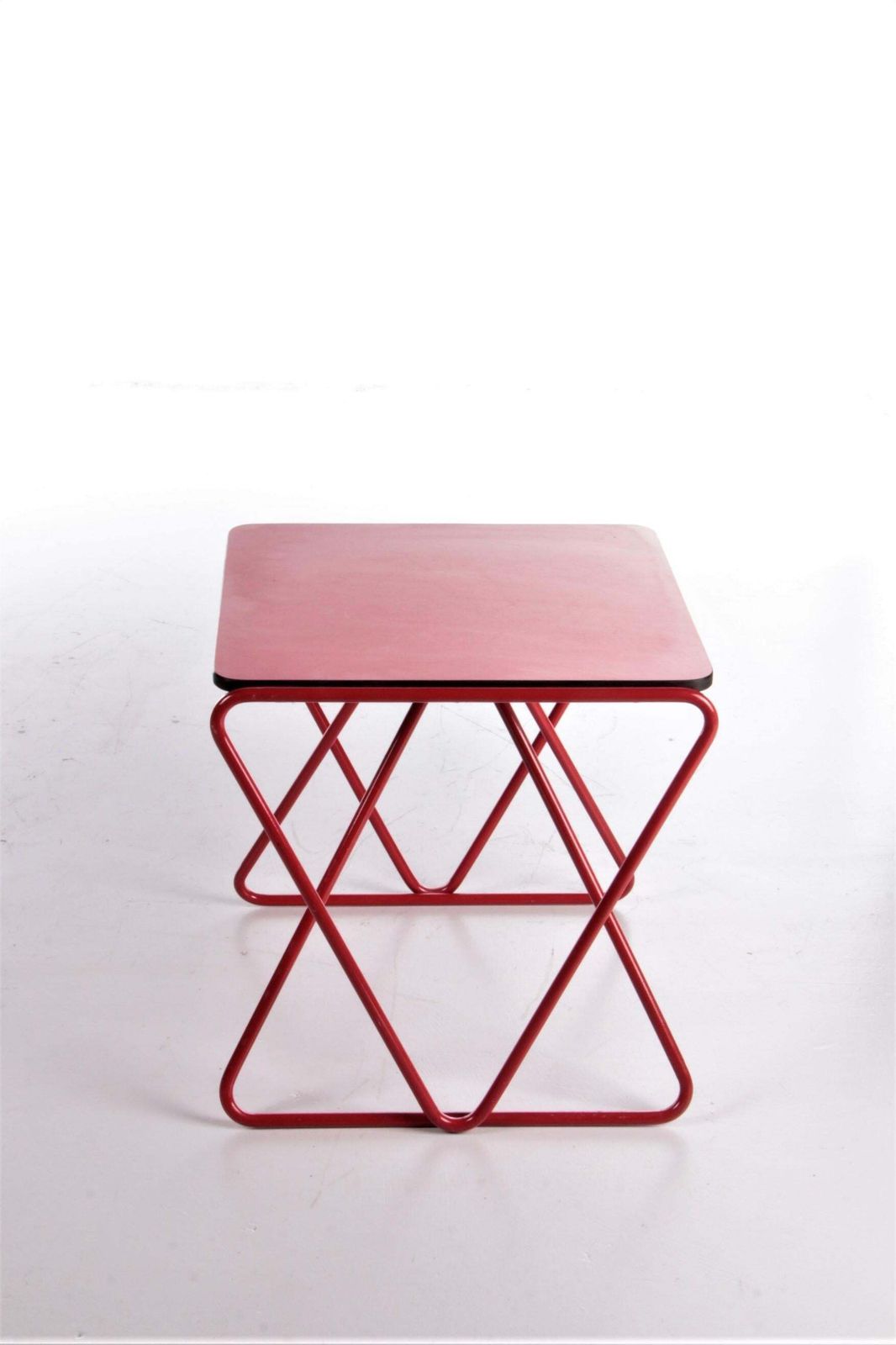 Rare Side Table Designed By Walter Antonis For I Form, Holland, 1978 photo vintage