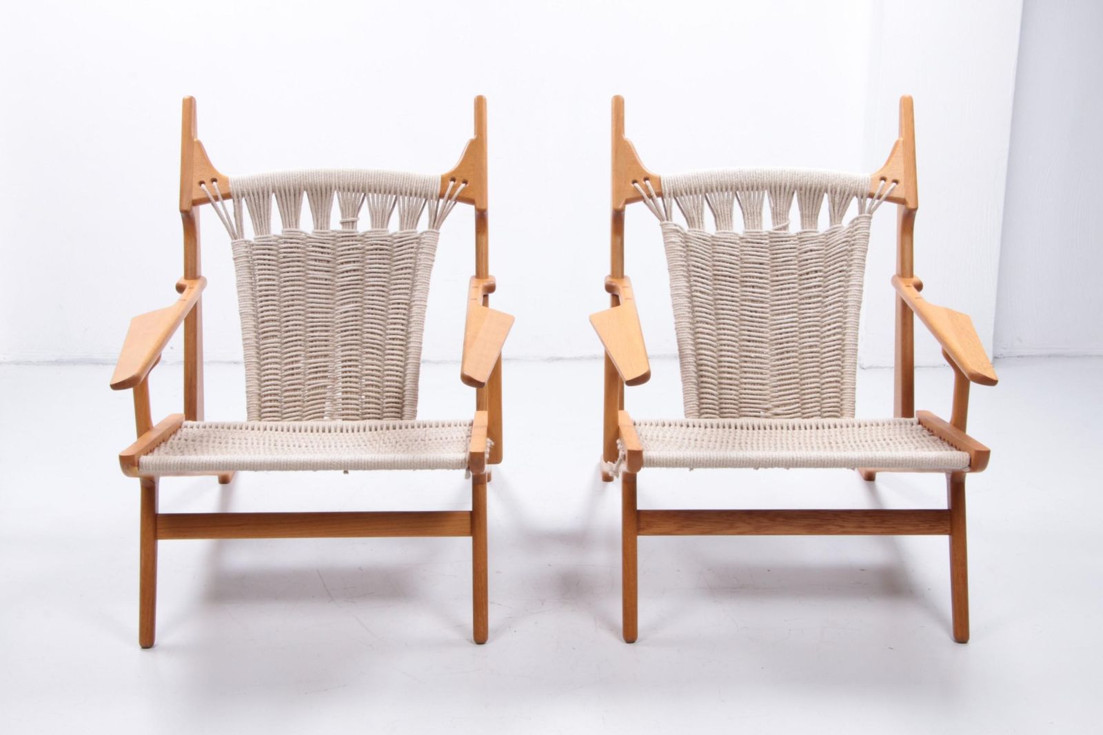 Design Set Lounge Chairs Design And Handmade By Martin Godsk 1990 Denmark photo for sale