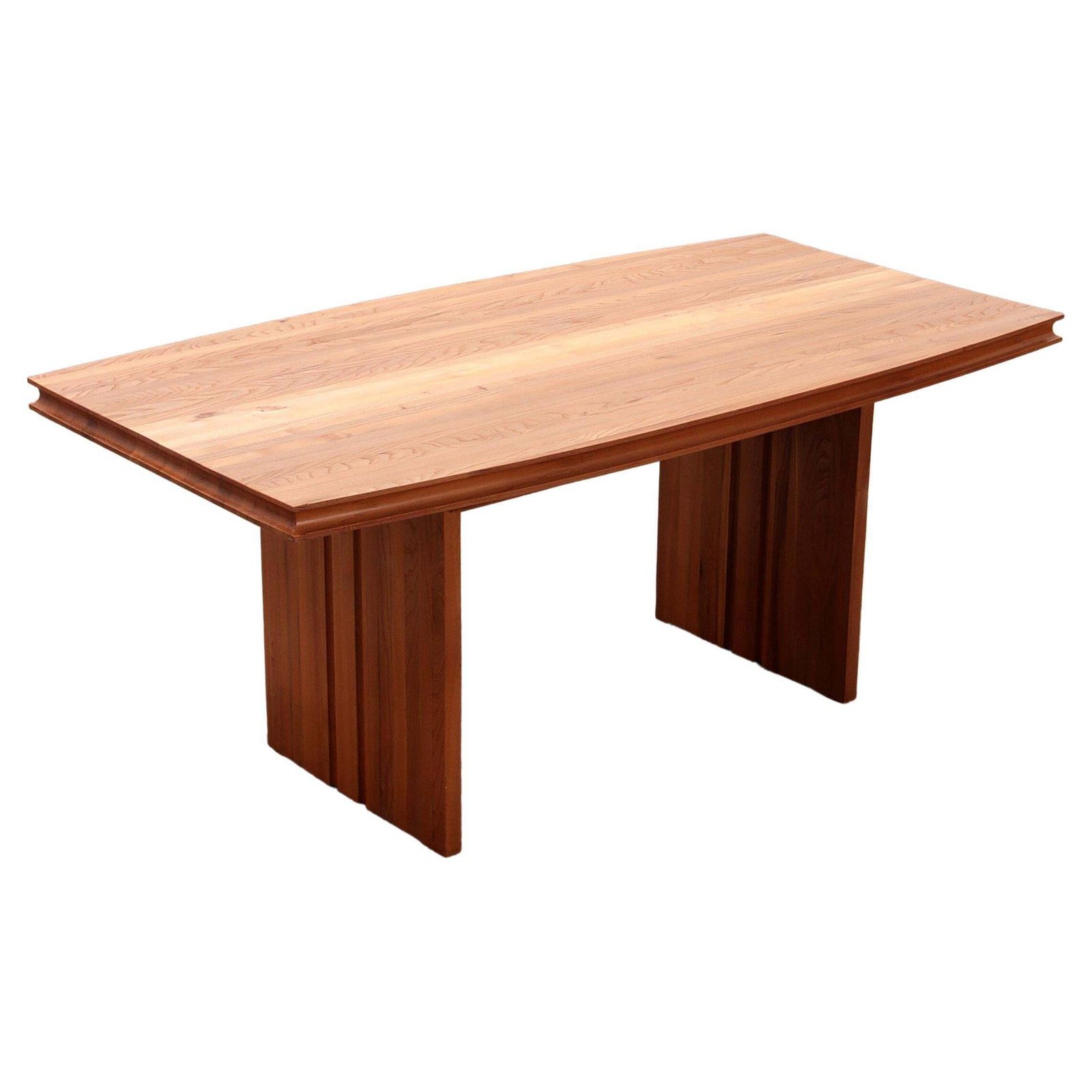 Large Dining Table Or Conference Table In The Style Of Pierre Chapo, 1960 France